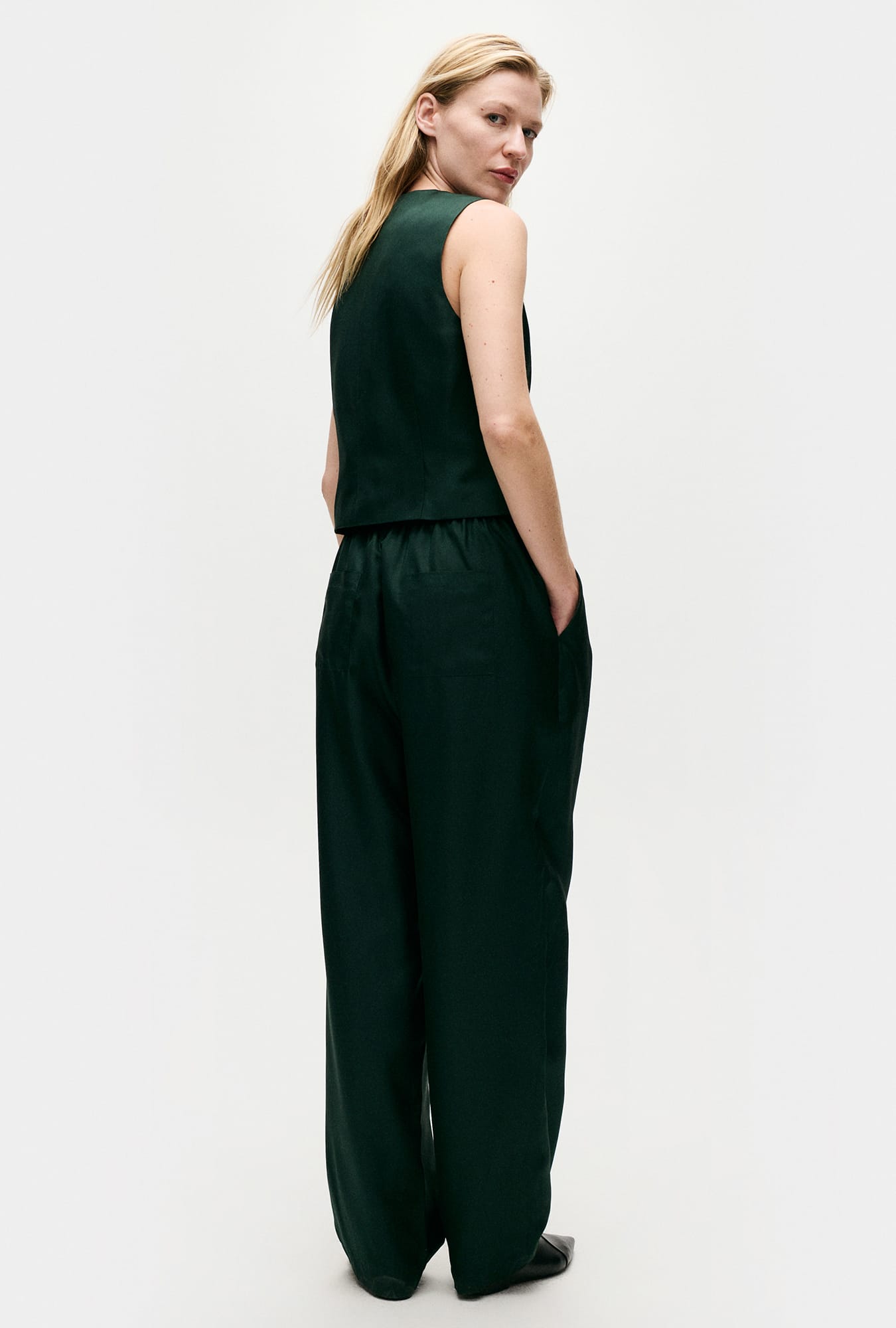 Pantalon ample en sergé Scarab