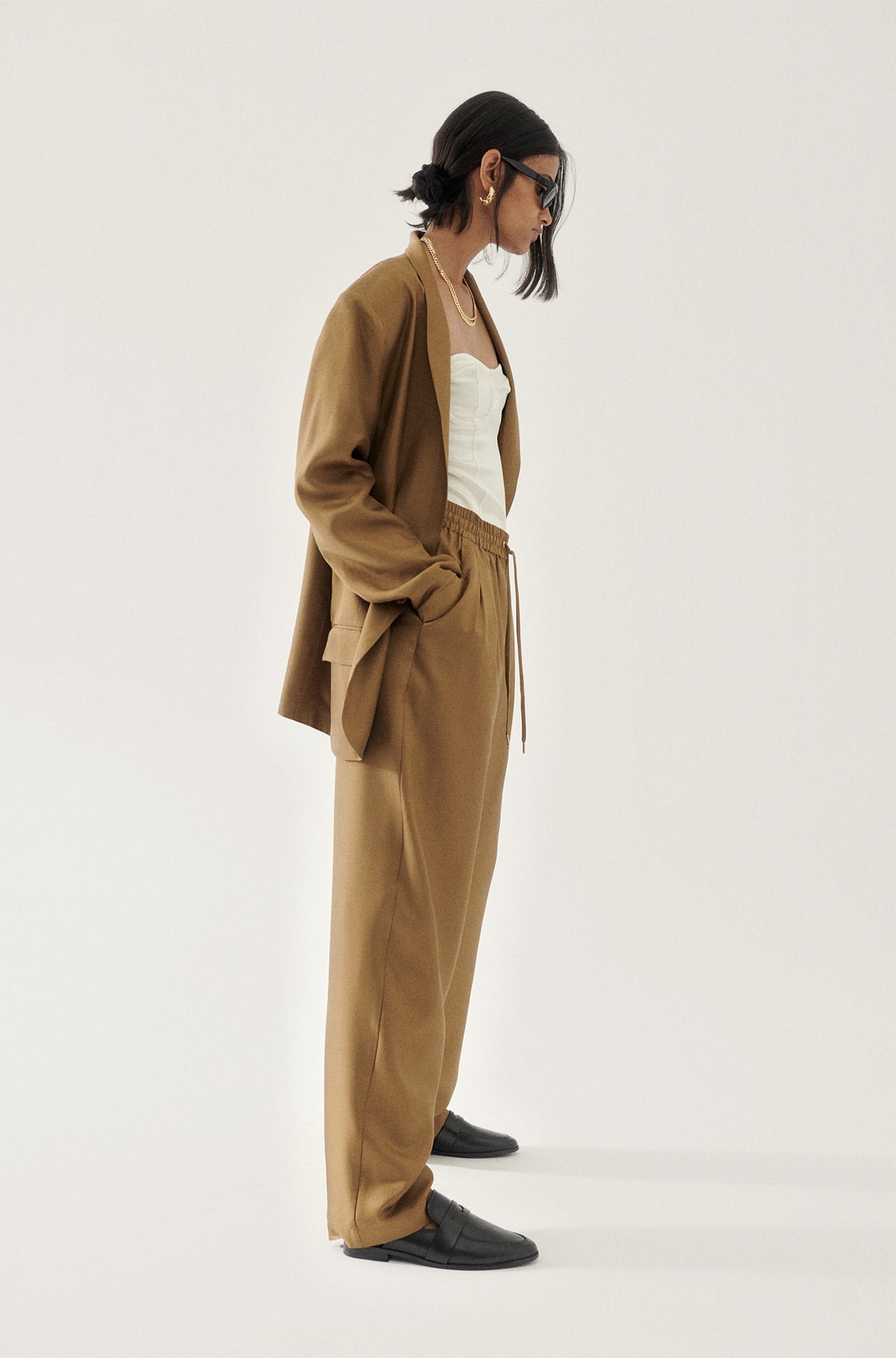 Pantalon Slouch en sergé Kangaroo