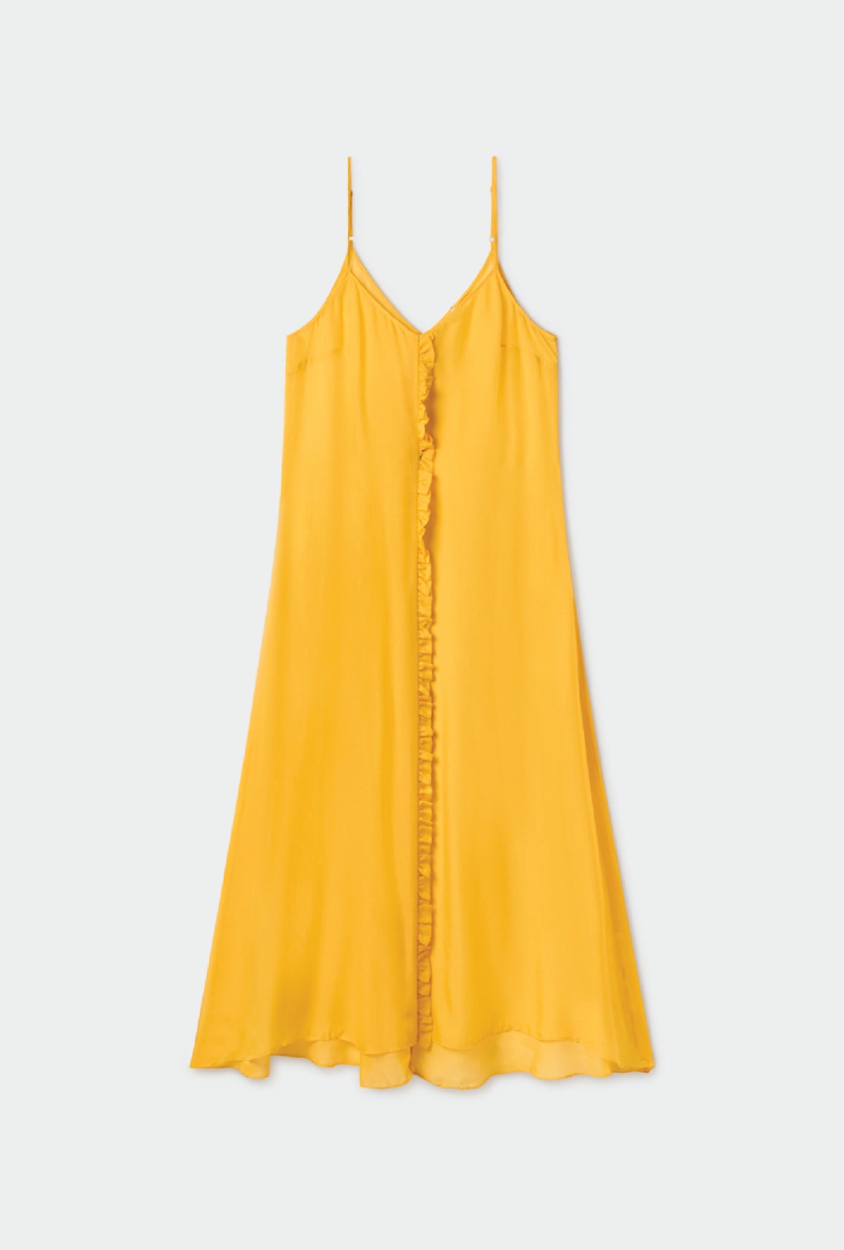 Robe Chiffon Toni à Volants Chardonneret
