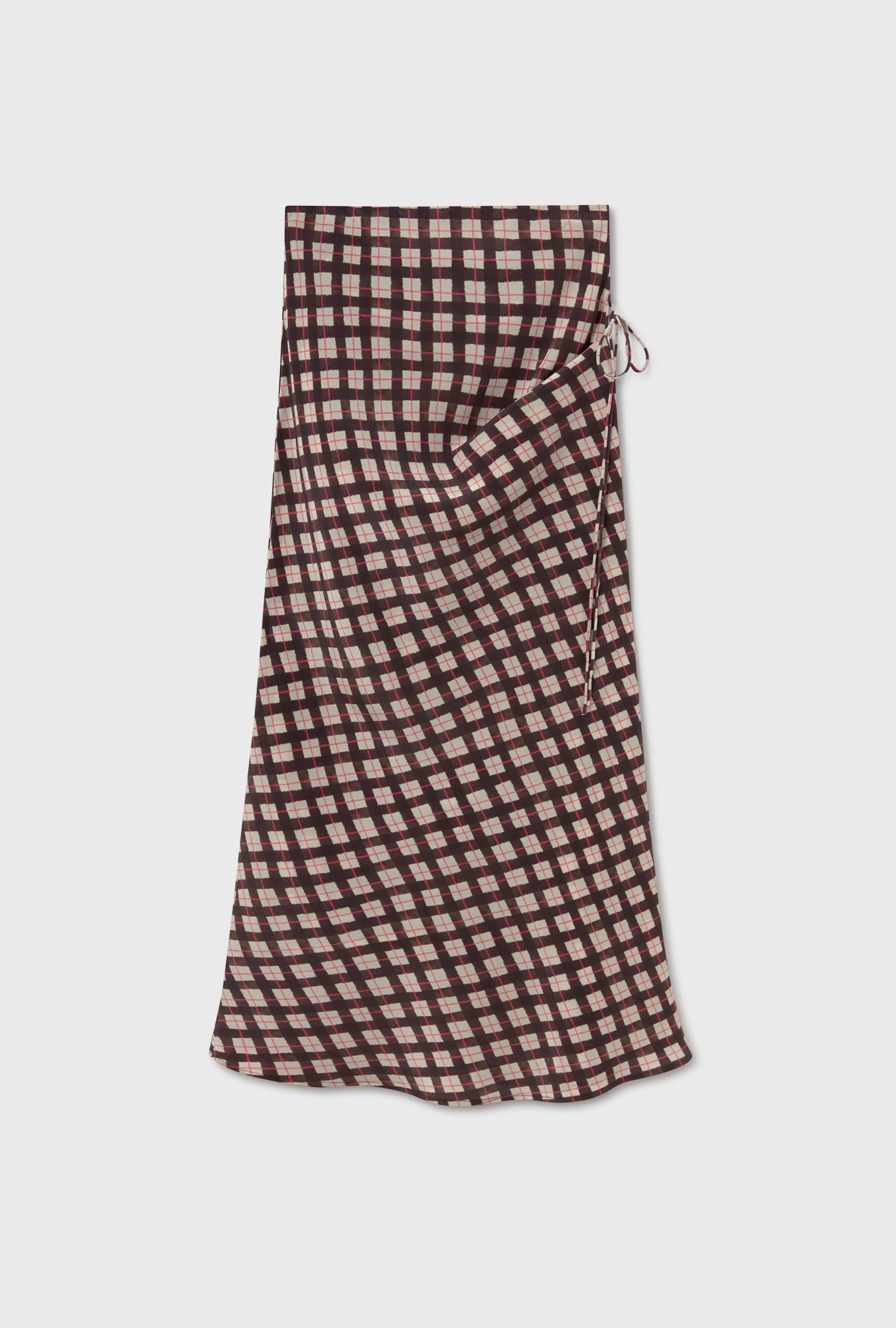 Jupe longue biais CDC Gingham Luna