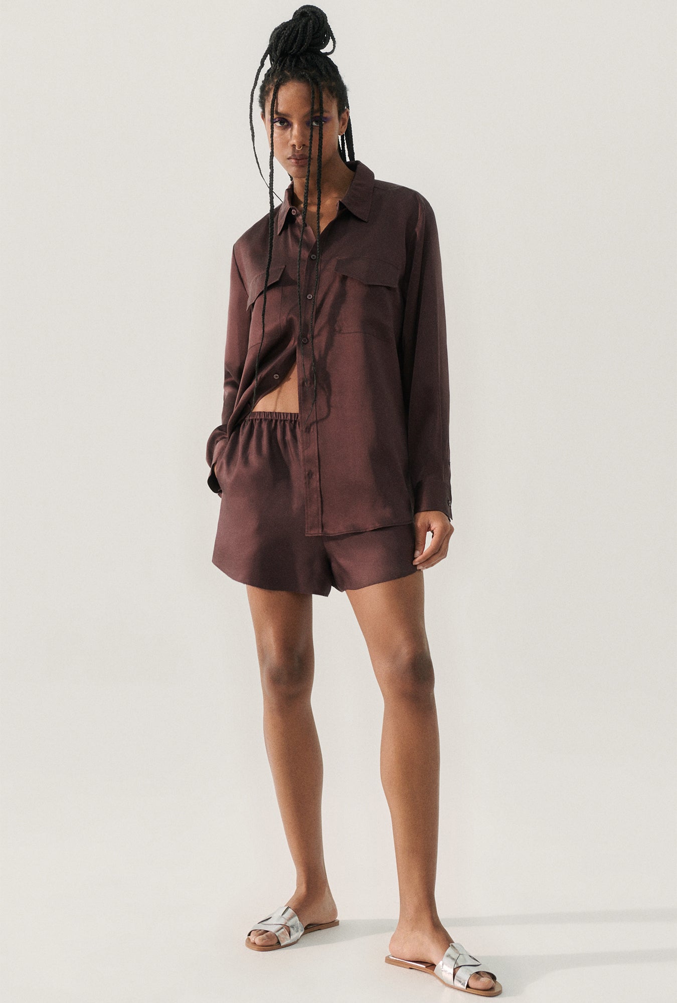 Chemise ample Cacao
