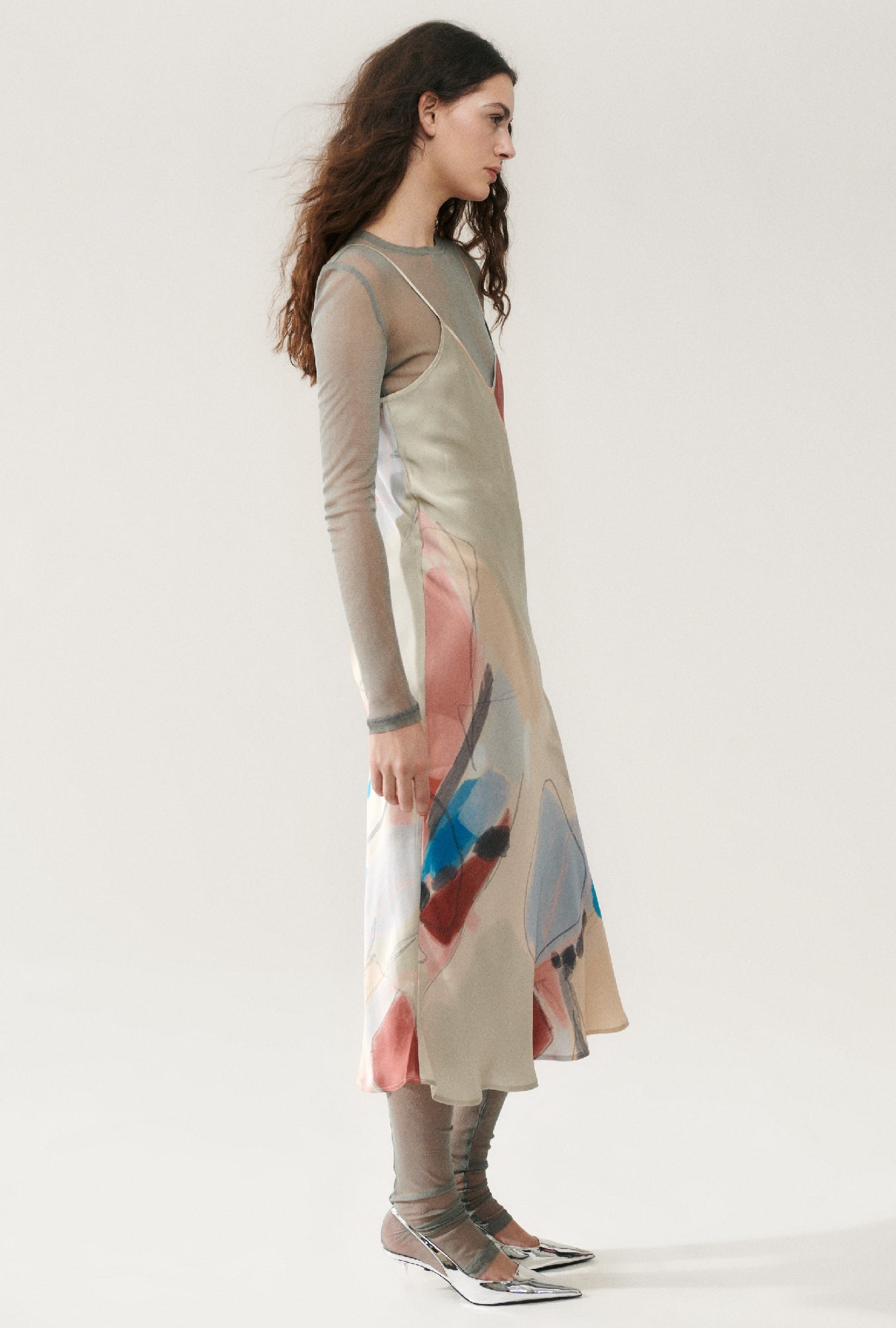 90S Slip Dress Expressionist