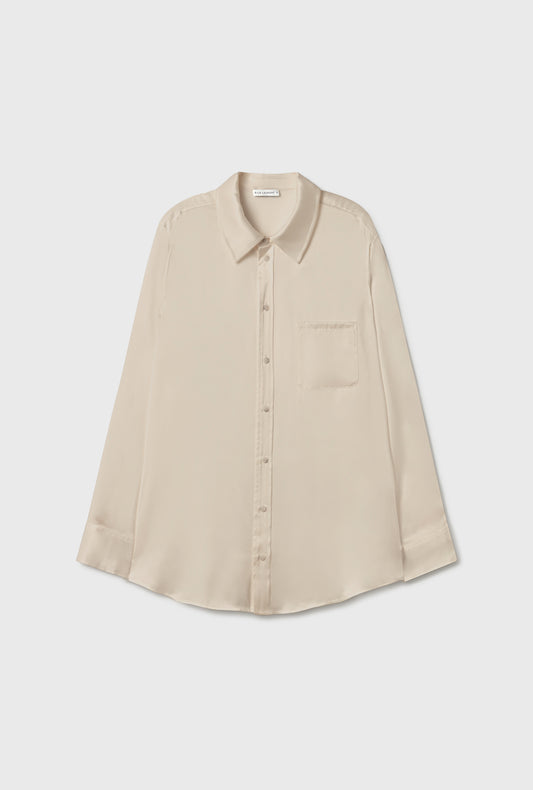 Chemise Boyfriend Noisette