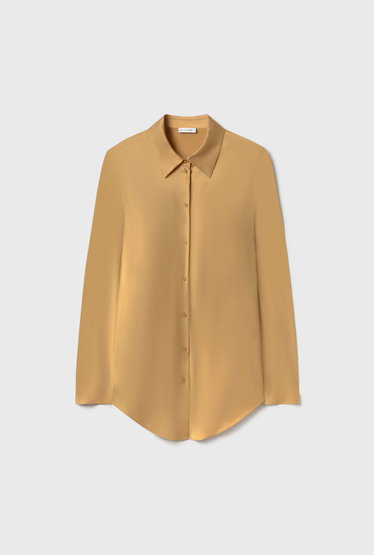 Chemise en biais avec cauris