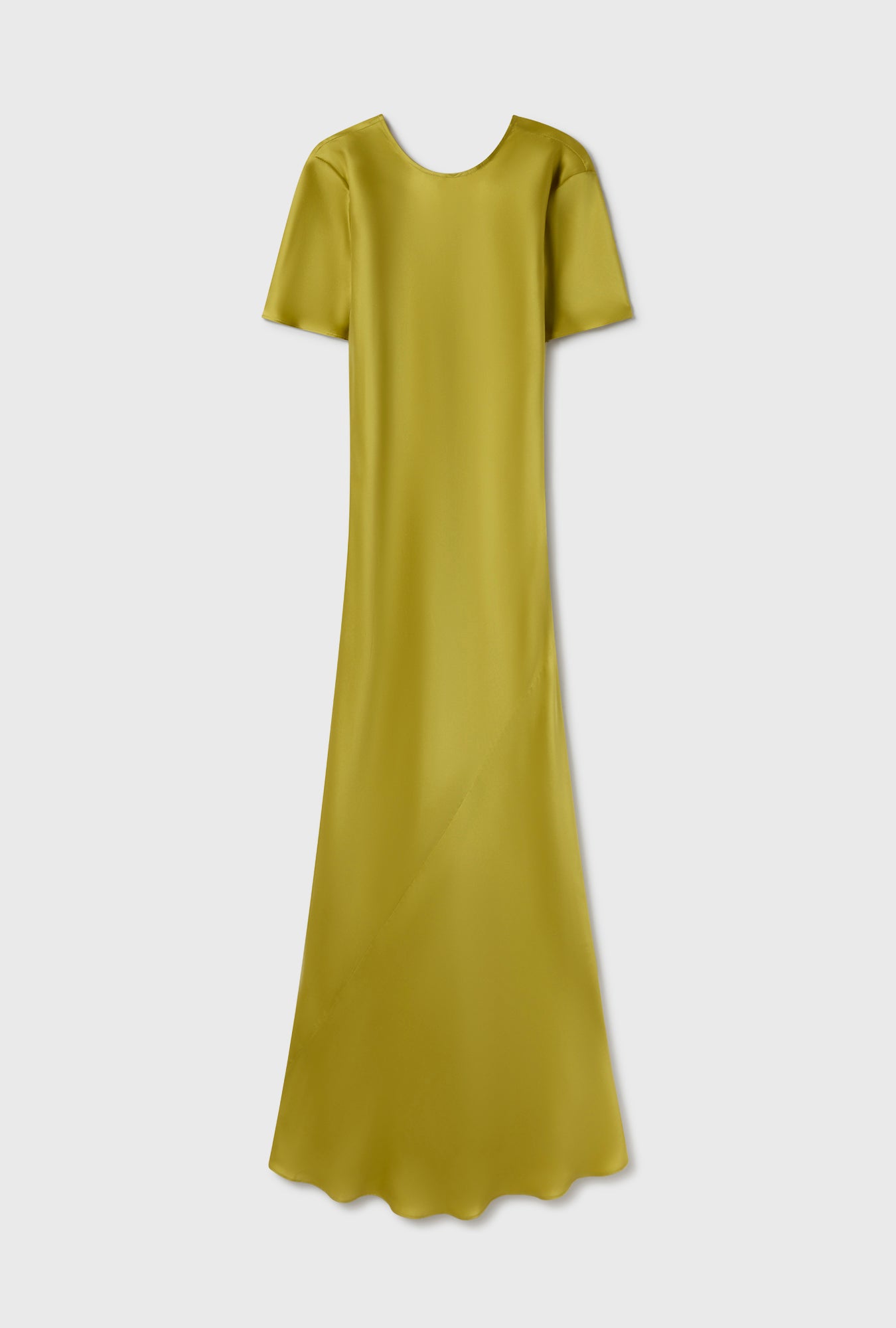Robe biaisée à manches courtes Cactus