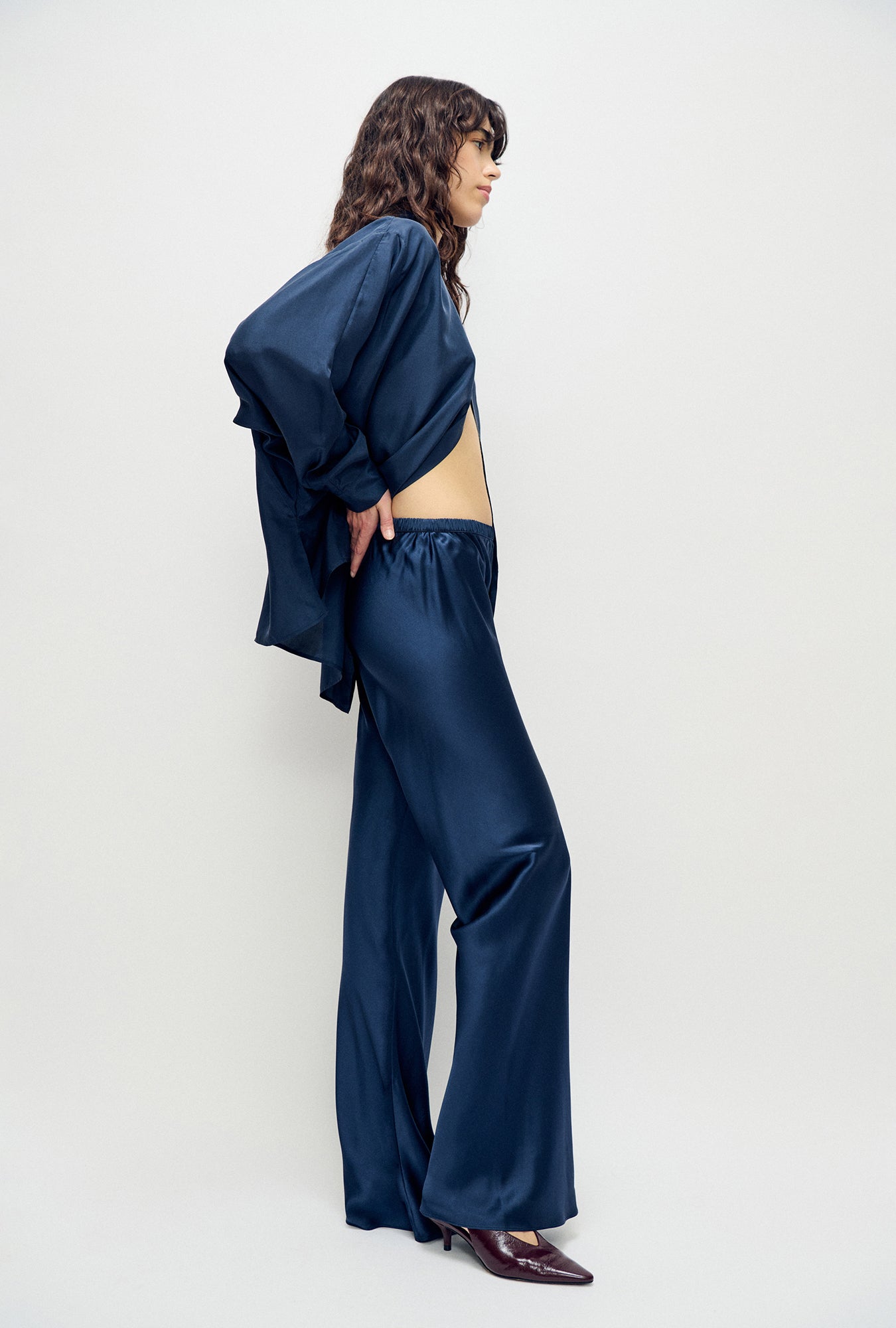 Pantalon coupe biais Midnight