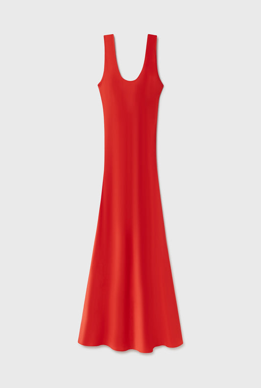Robe col rond Géranium