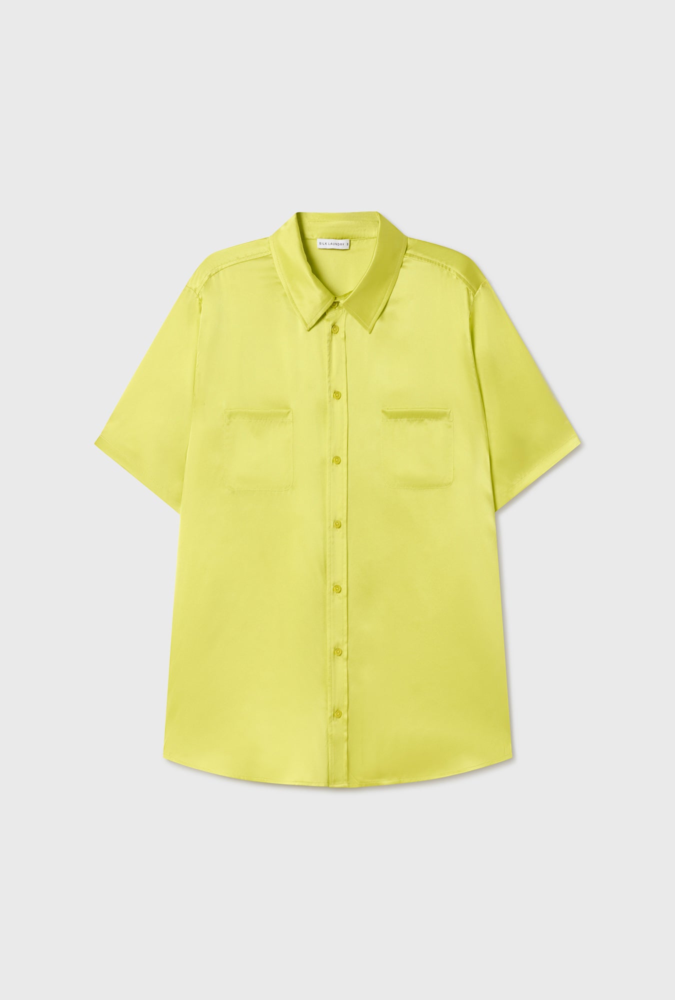 Chemise Boyfriend Manches Courtes Absinthe