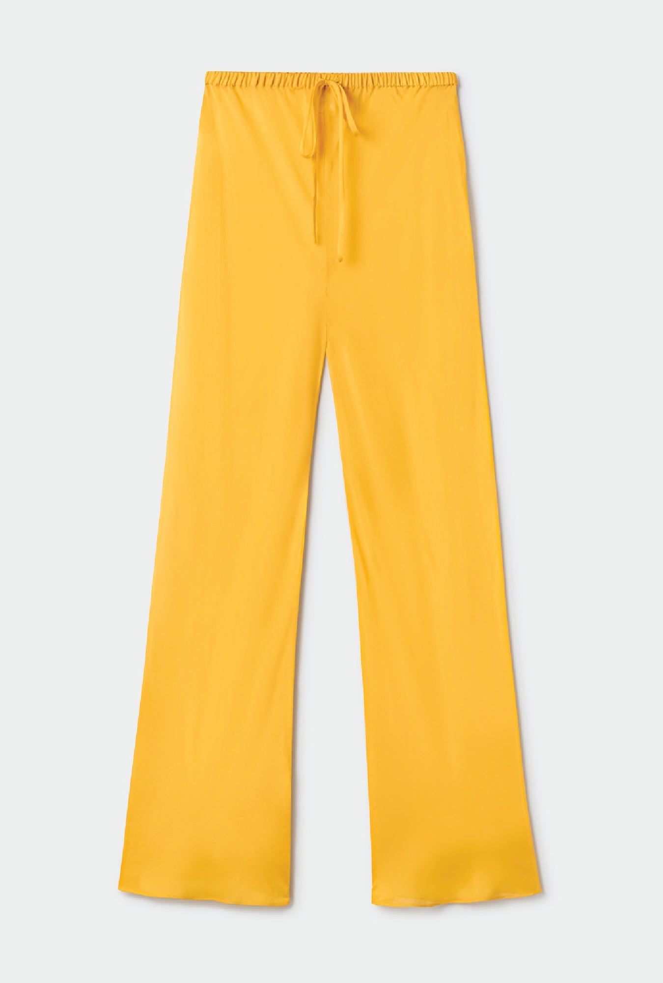 Pantalon coupé en biais en mousseline Chardonneret