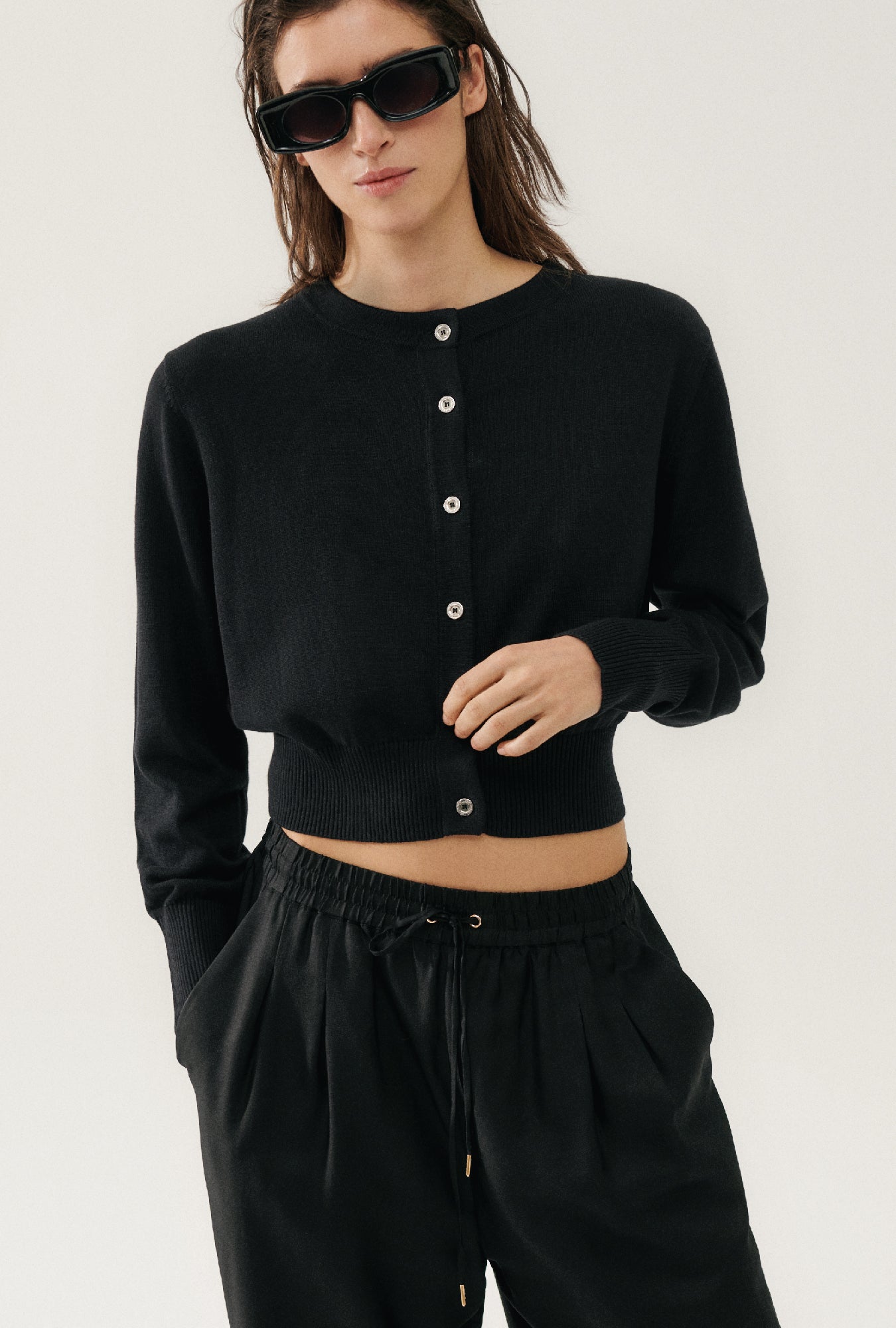Gilet court noir