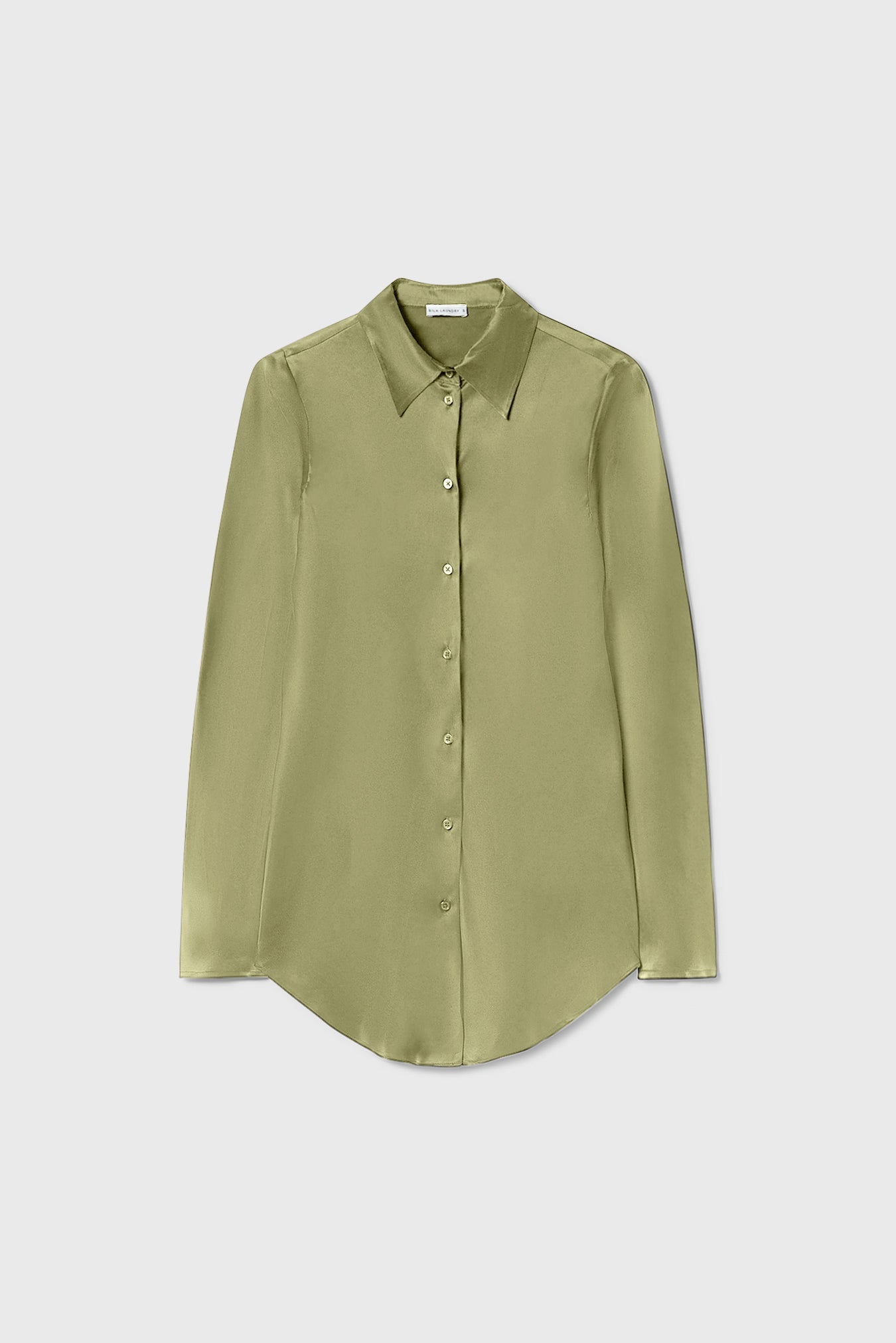 Chemise Coupe en biais Sauge