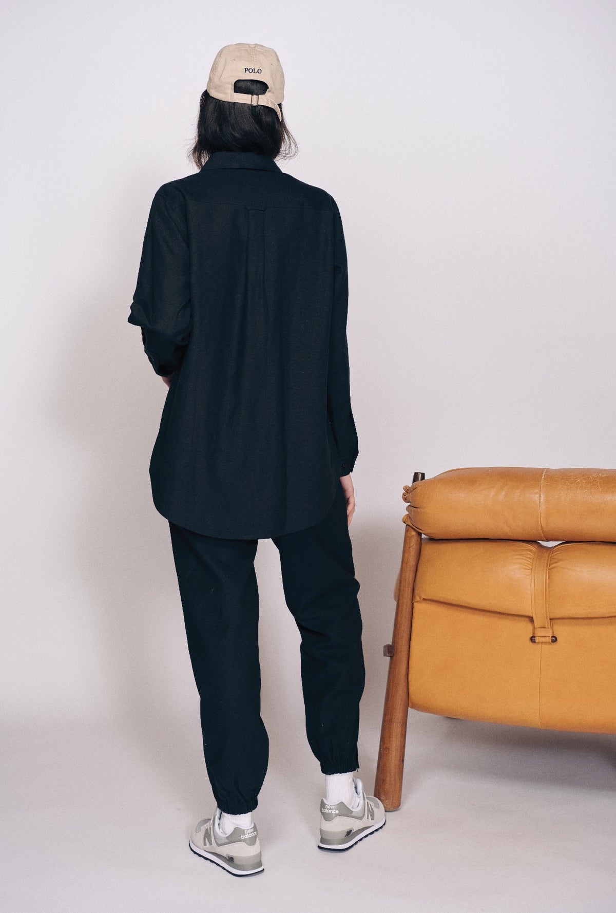 Surchemise en mélange de Yack noire