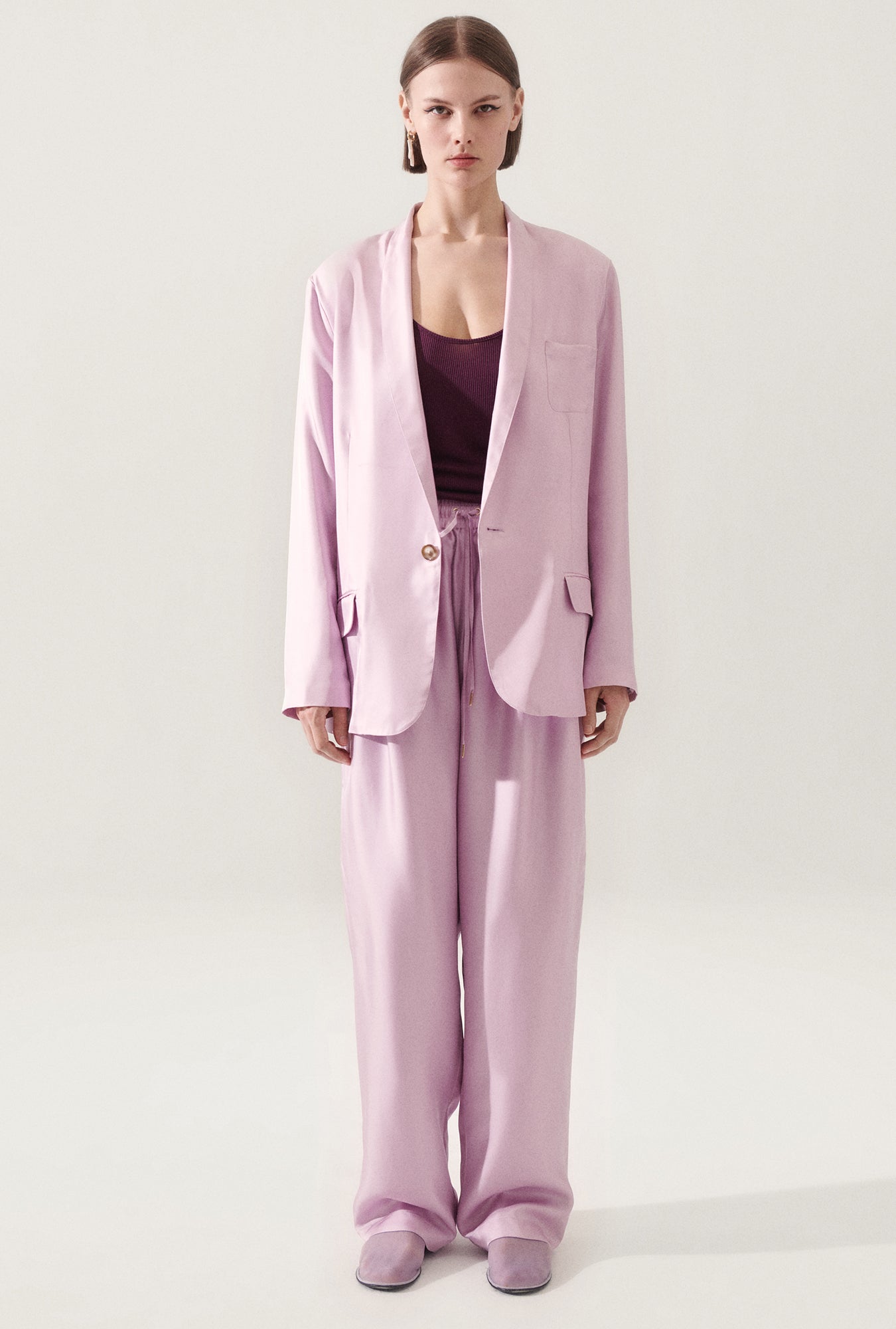 Blazer Miami en sergé lilas