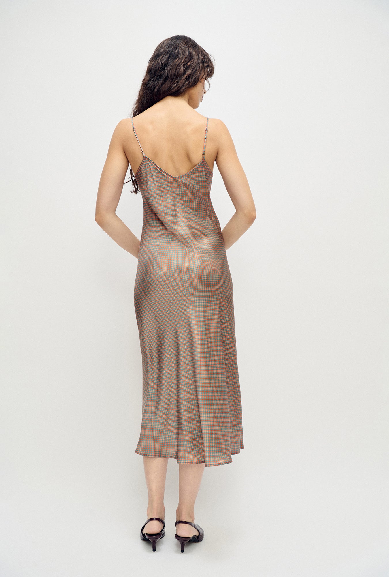 Robe nuisette à carreaux des années 90