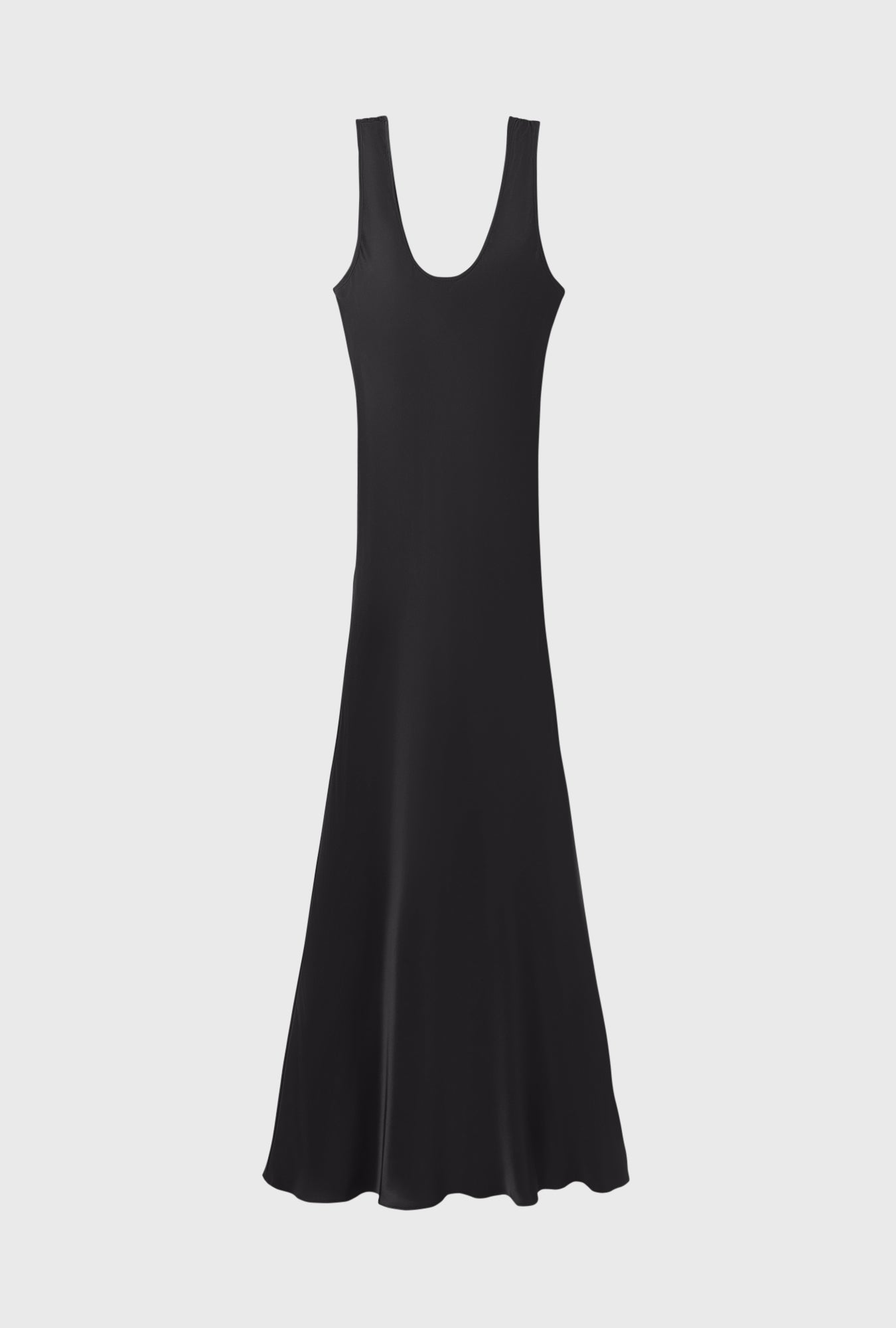 Robe col rond noire