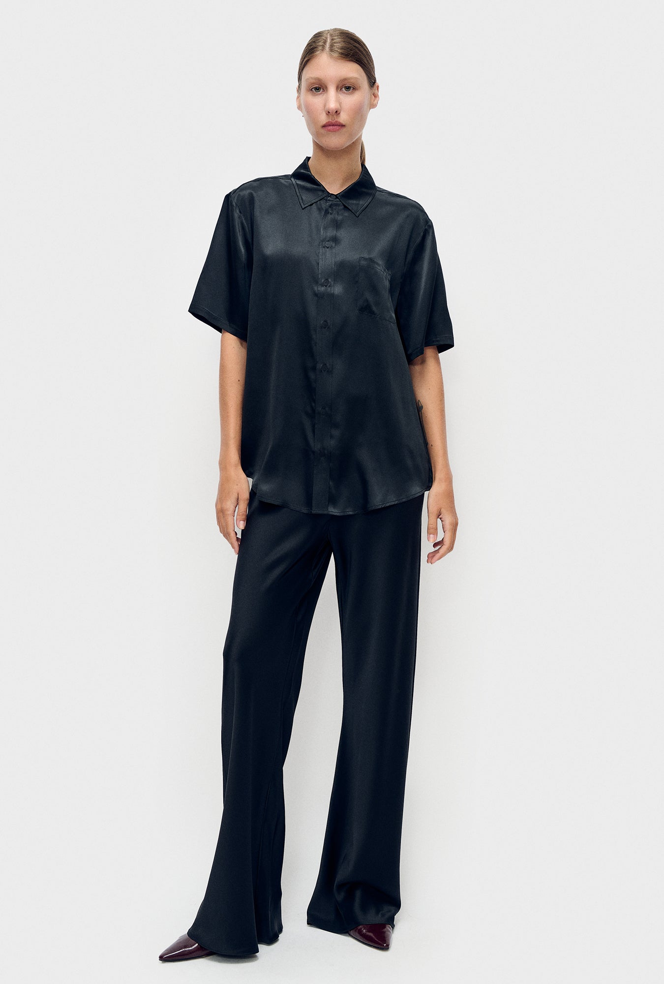 Chemise Boyfriend Manches Courtes Année du Cheval