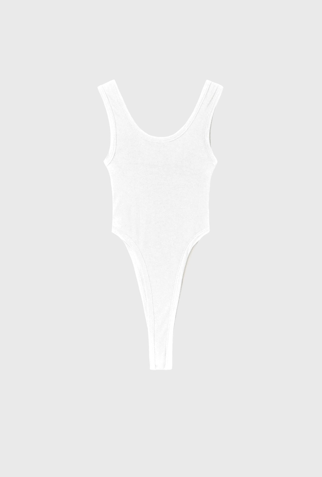 Body string ajouré blanc