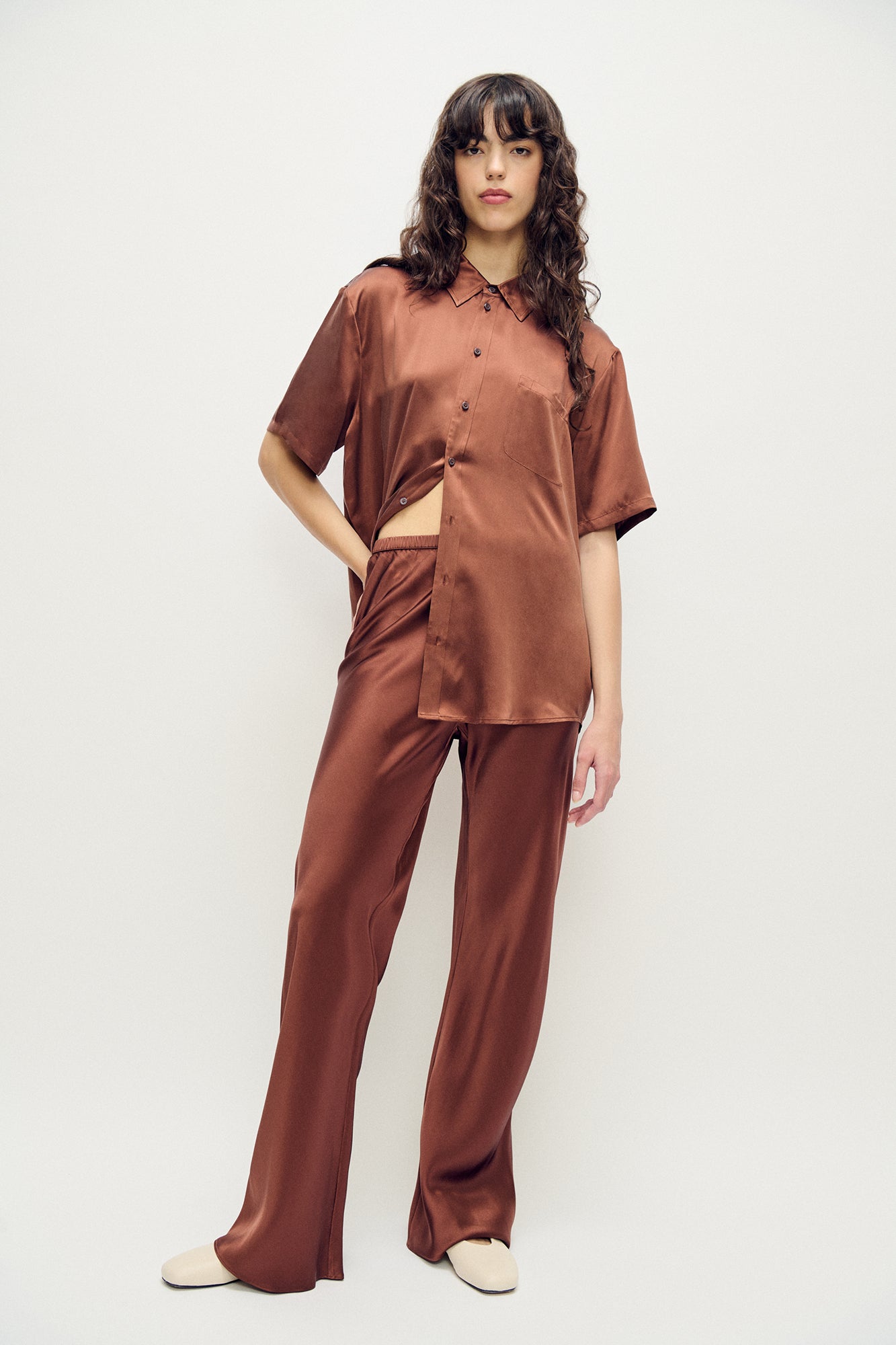 Pantalon coupe en biais Root