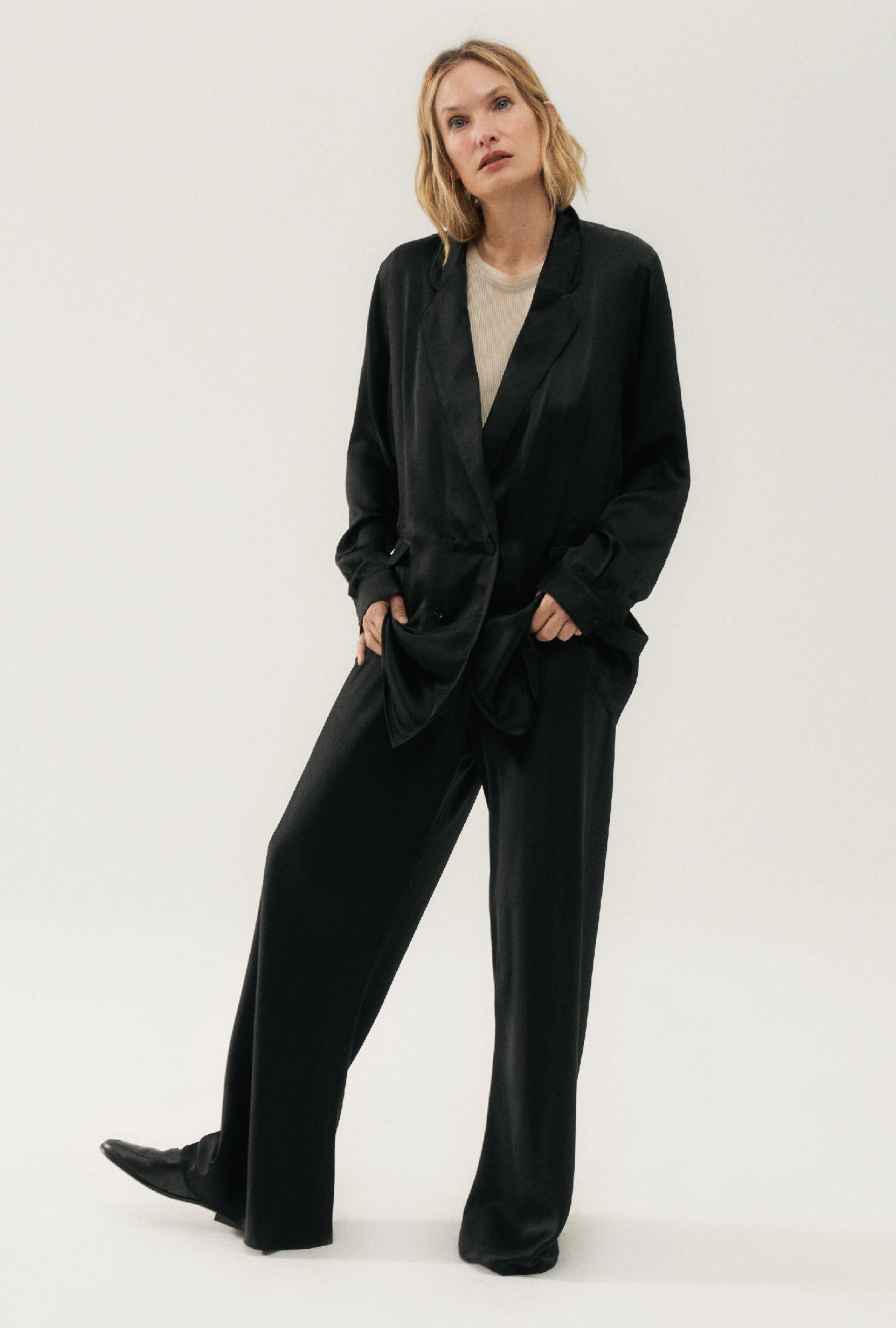 Blazer décontracté noir