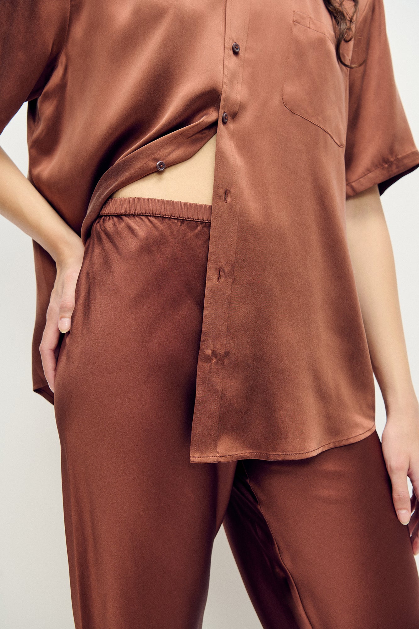 Pantalon coupe en biais Root