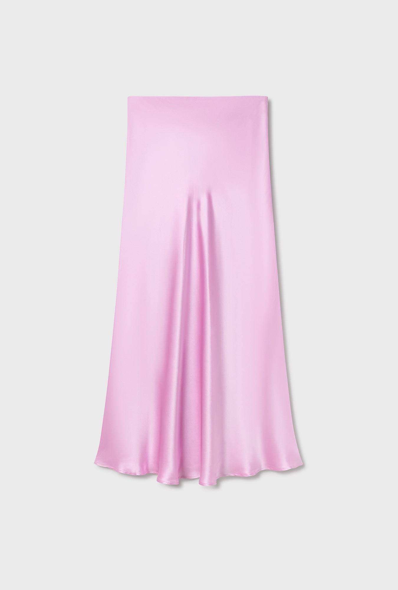 Jupe longue biais lilas