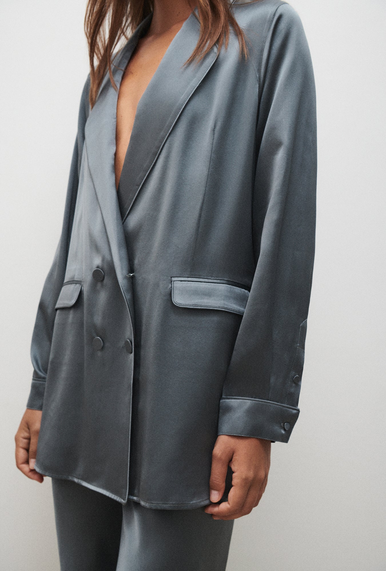 Blazer décontracté ardoise