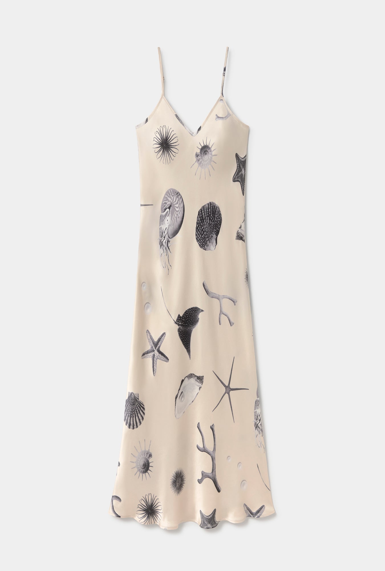 Robe nuisette années 90 coquillages