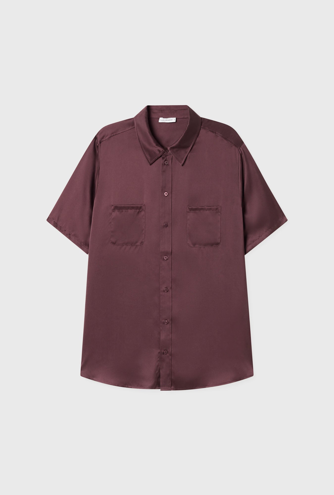 Chemise Boyfriend Manches Courtes Cacao