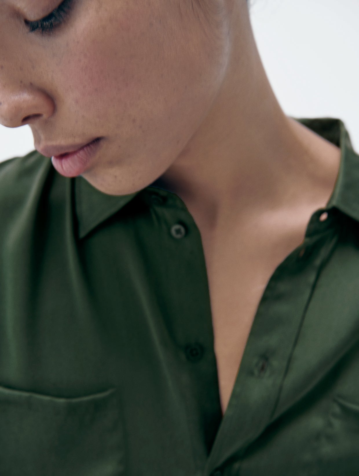 Chemise Boyfriend à Manches Courtes Cèdre
