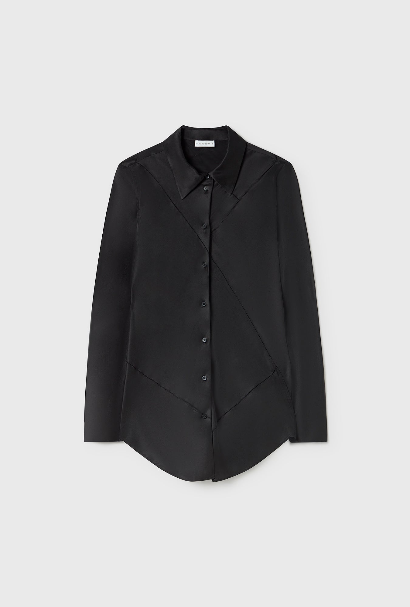 Chemise Splice Coupe Biais Noire