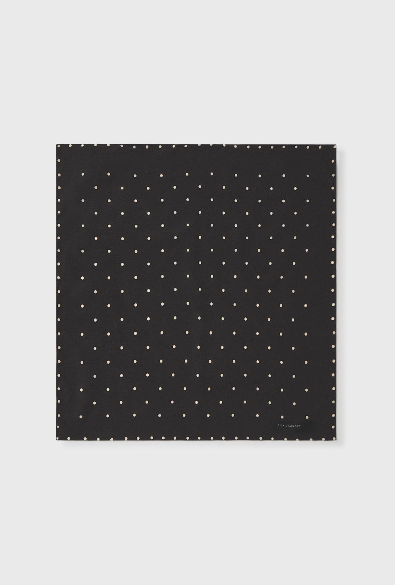 Foulard en twill, petits pois
