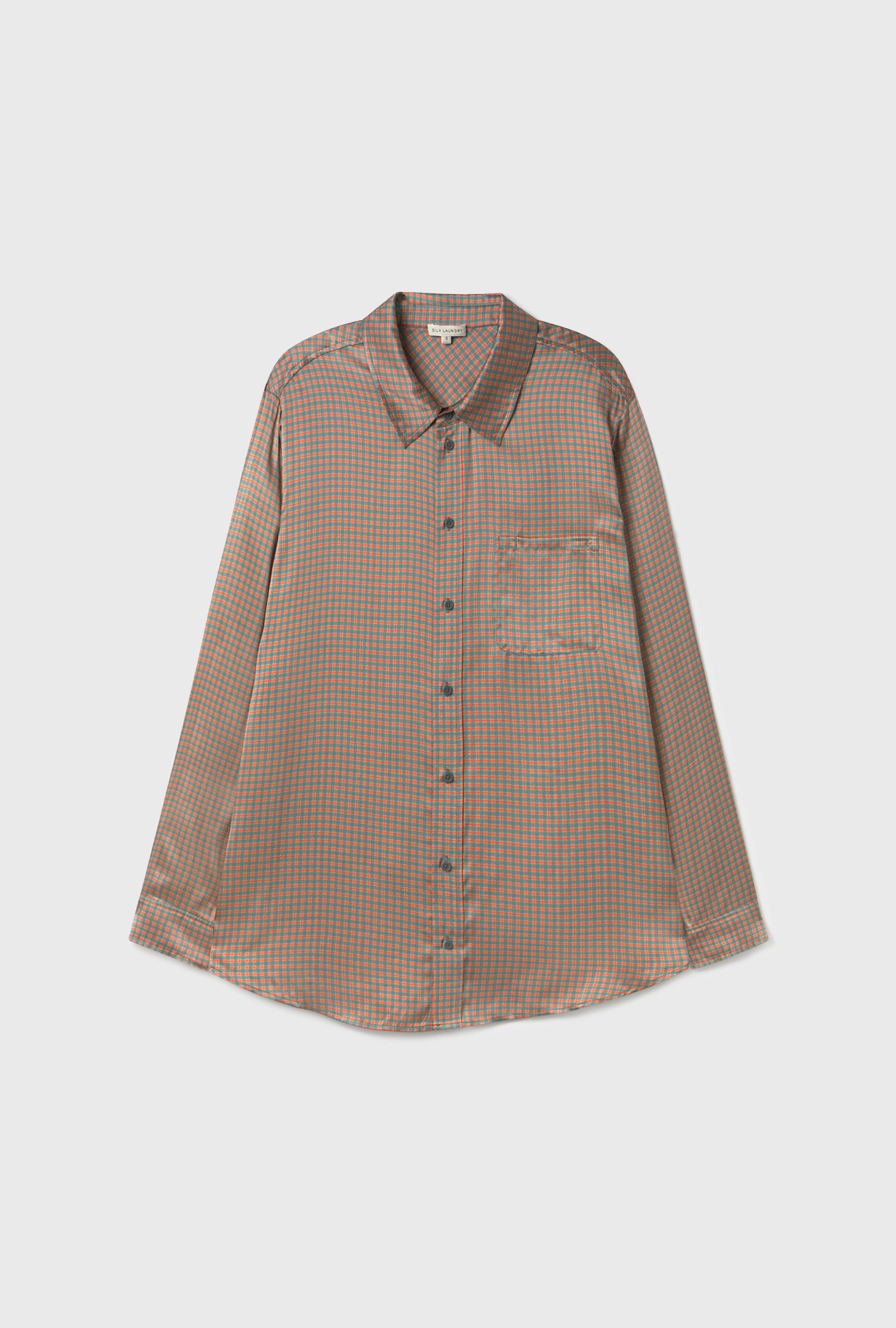 Chemise Boyfriend Micro Carreaux