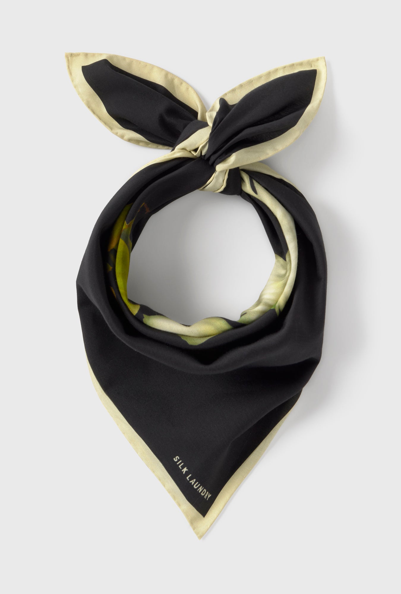 Foulard Coton Soie Aigrette