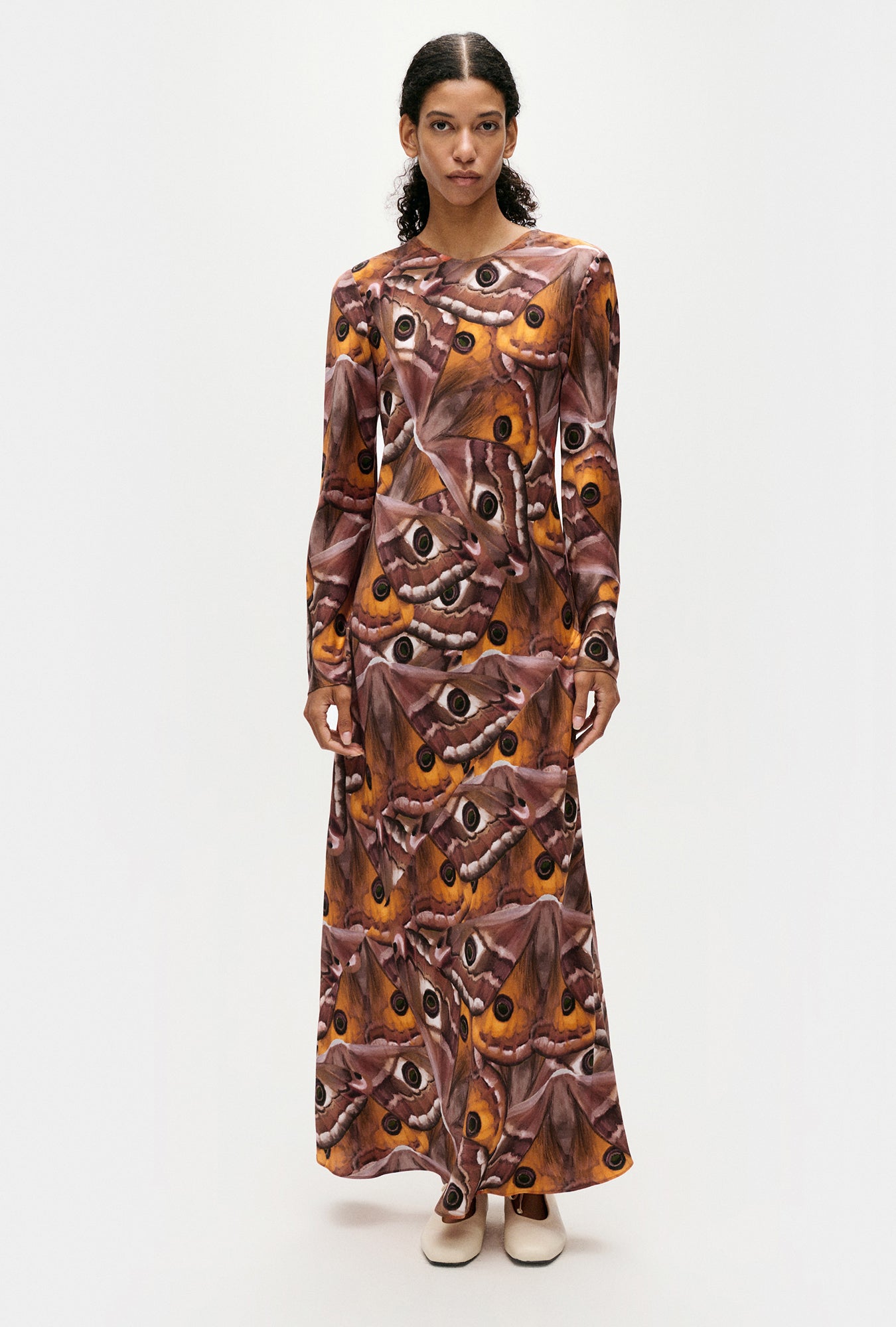 Robe biais manches longues Wingspan