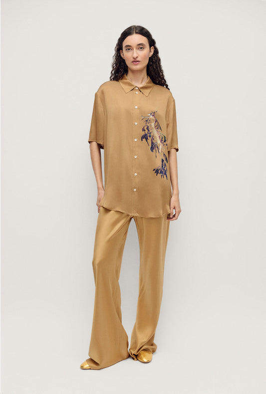 Chemise ample manches courtes Hippocampe