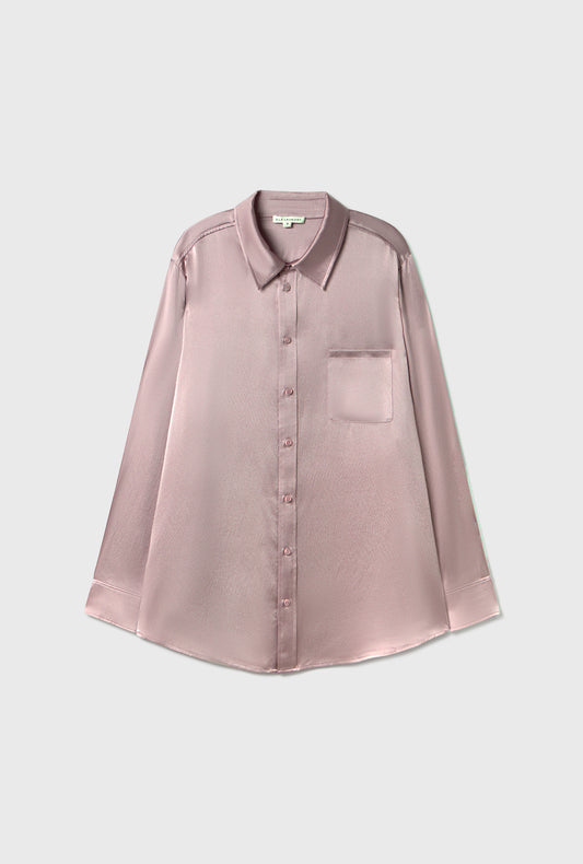 Chemise Boyfriend froncée Lasso