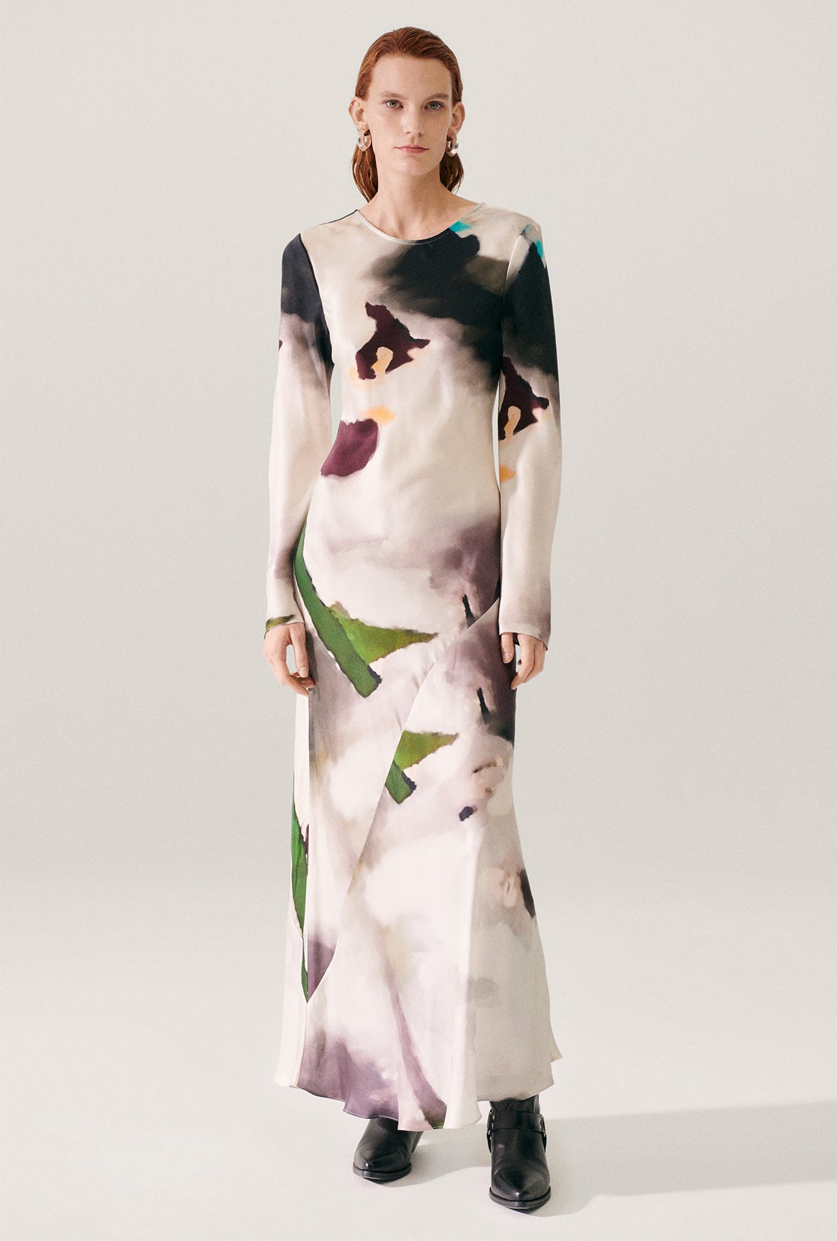 Robe longue biais Phosphate