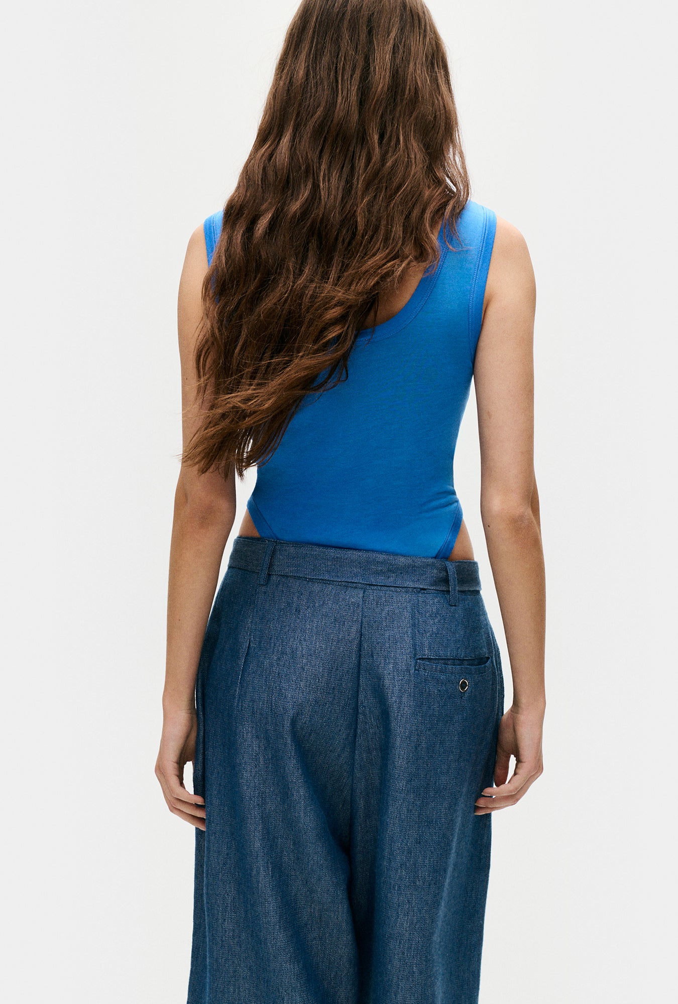 Body tanga ajouré vague