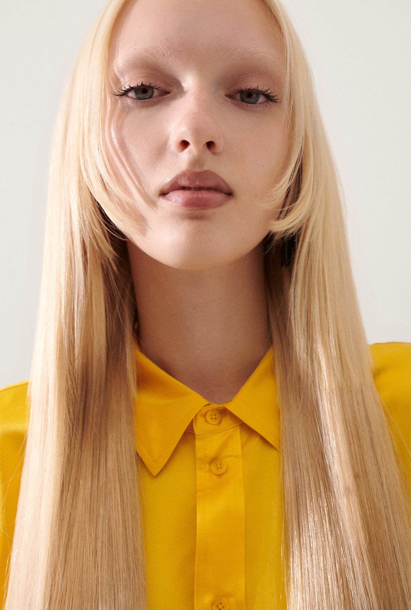Chemise Boyfriend Manches Courtes Jaune Souci