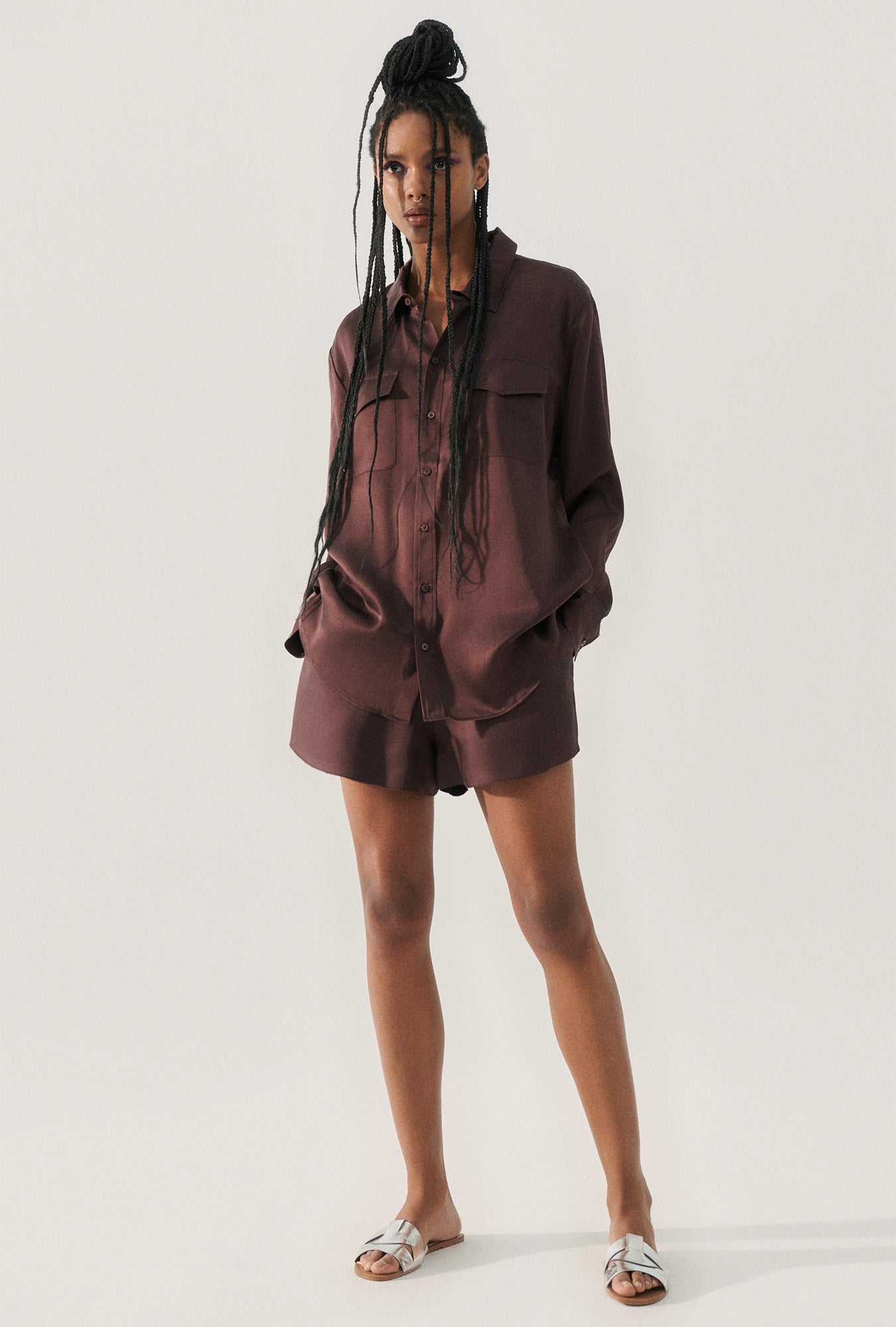Chemise ample Cacao
