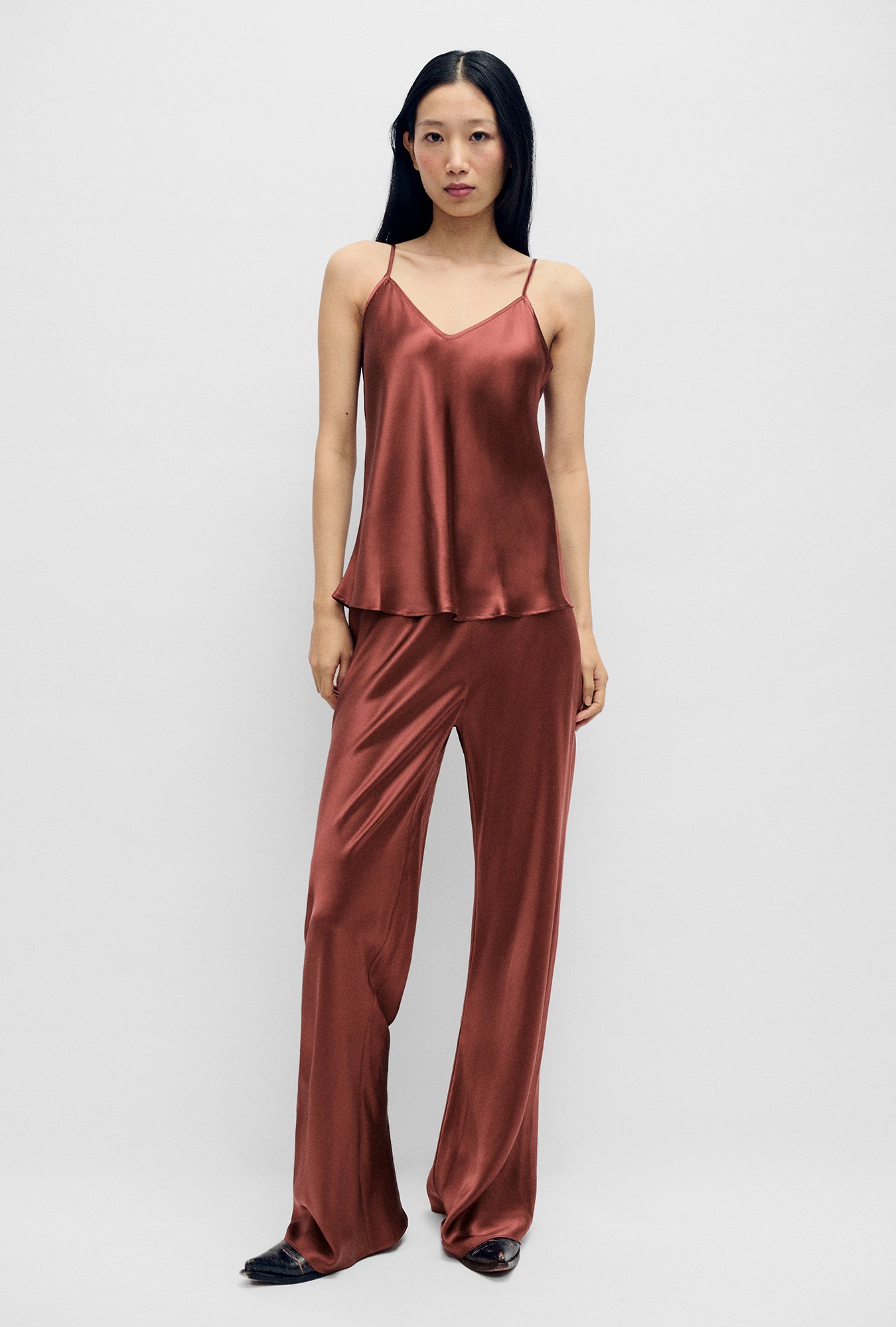 Bias Cut Pants Canyon
