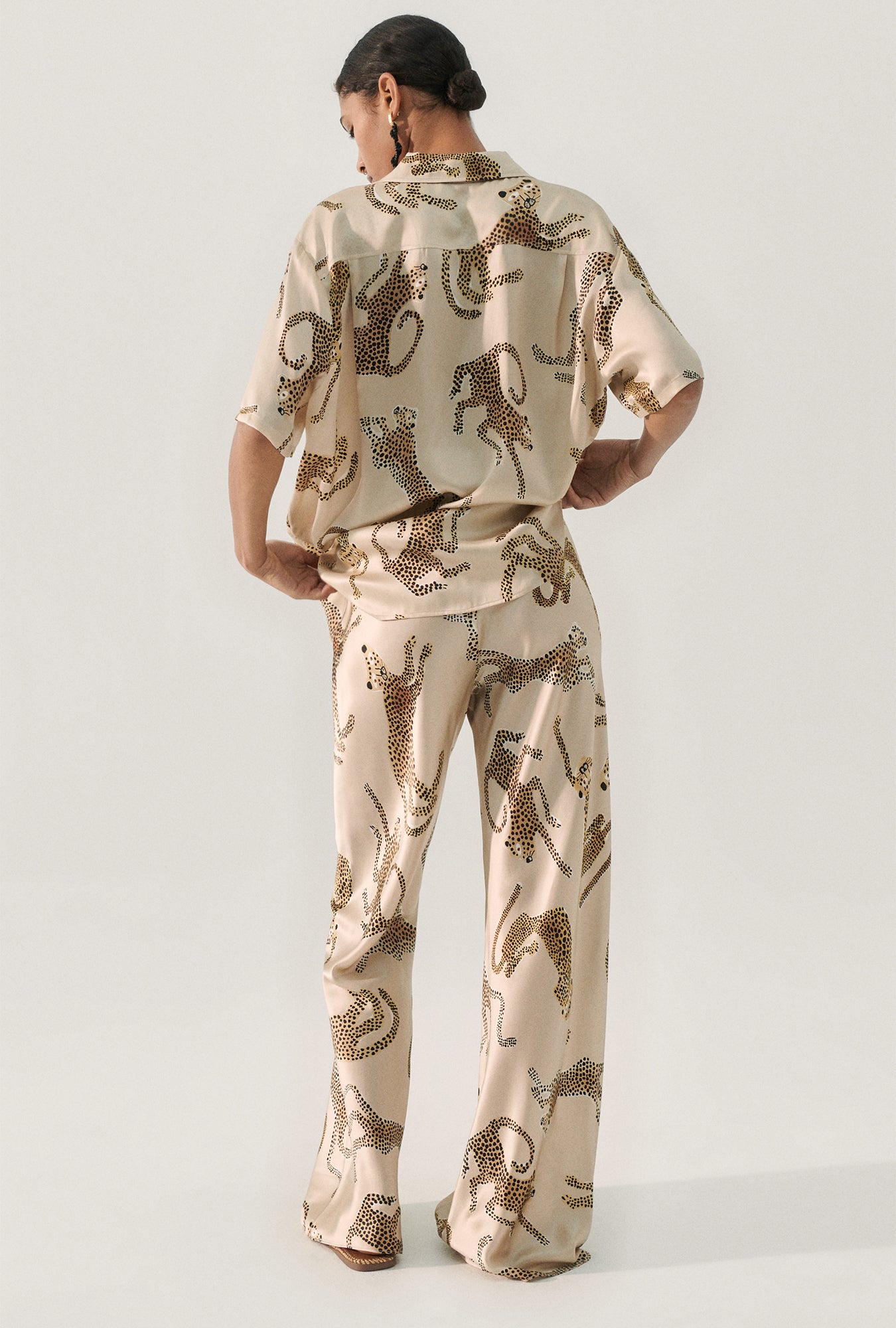 Pantalon coupe biais Jaguars noisette