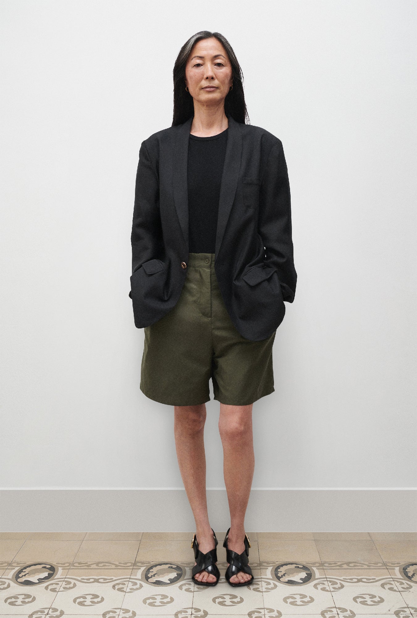 Blazer Miami en sergé noir