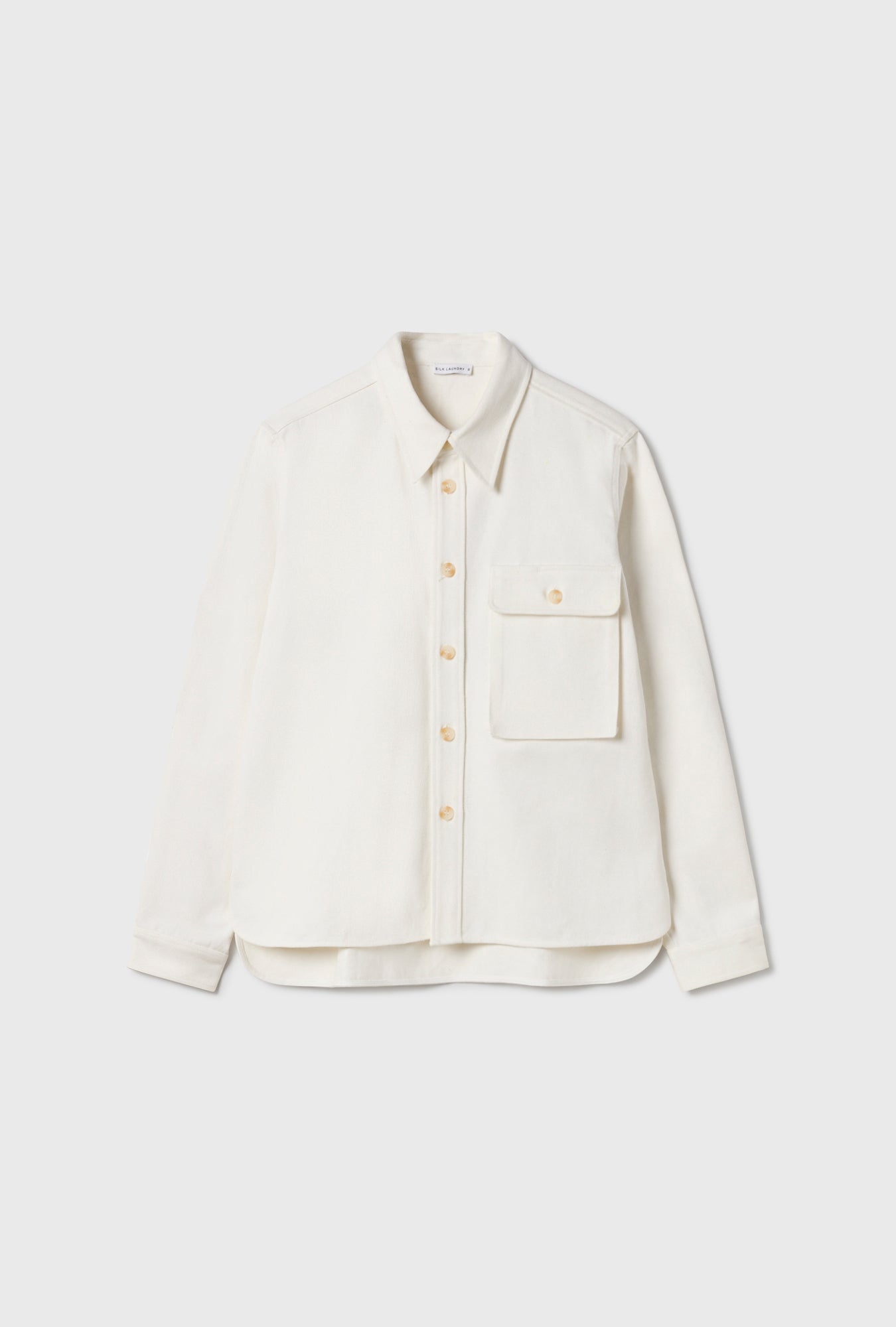 Surchemise en toile de coton écru