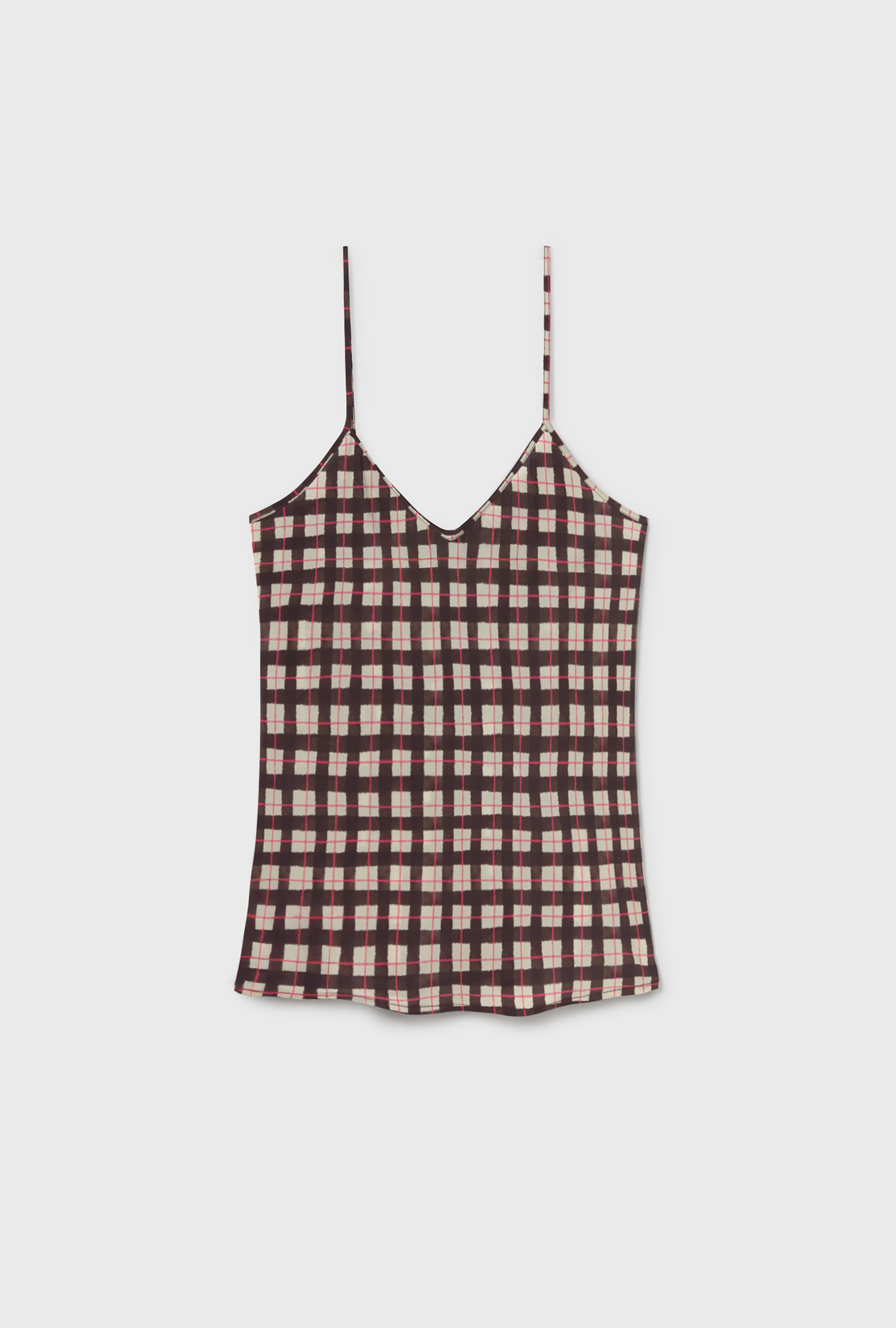 CDC Bias Cut Cami Luna Gingham