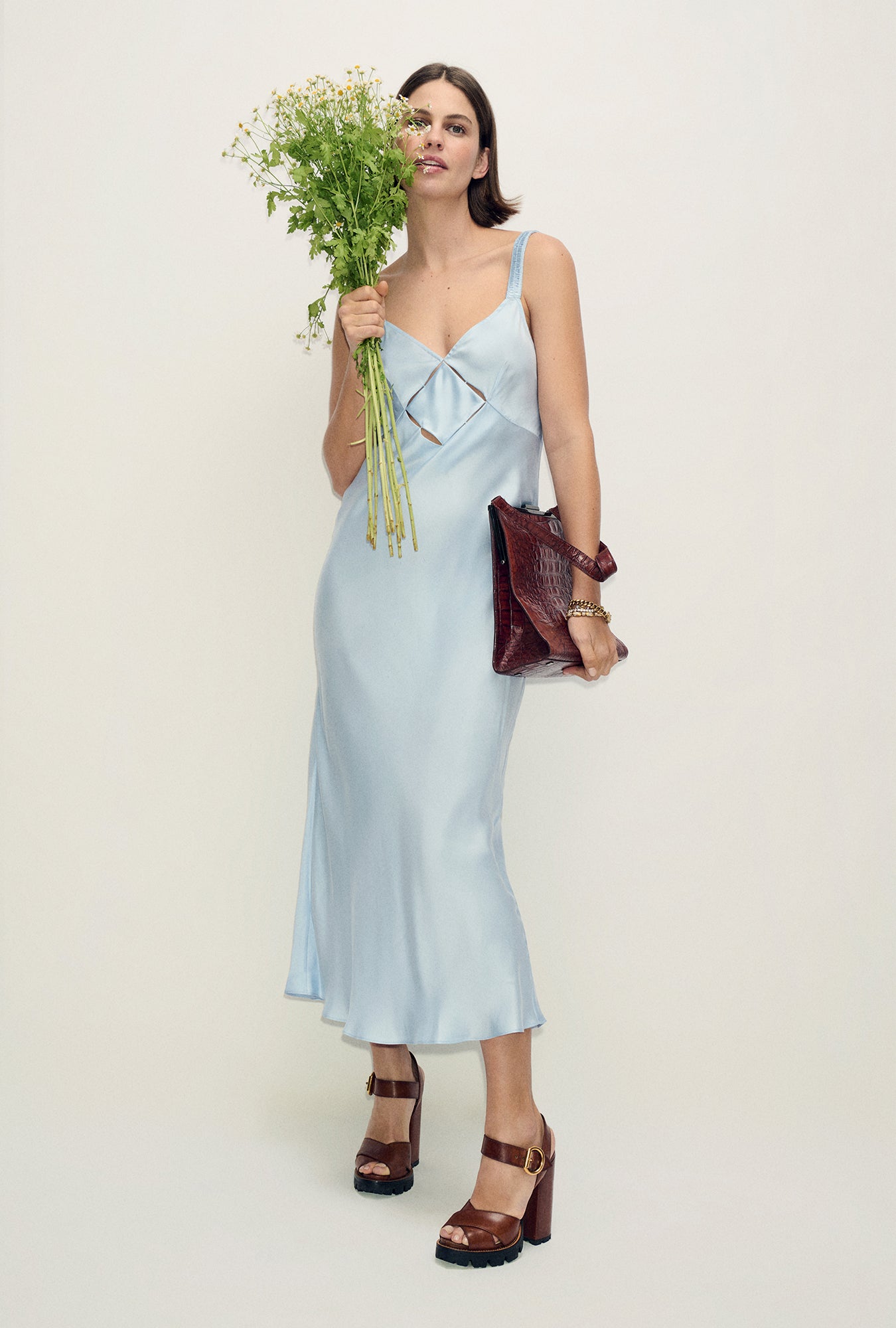 Robe ruchée Diamond Deco Bleuet