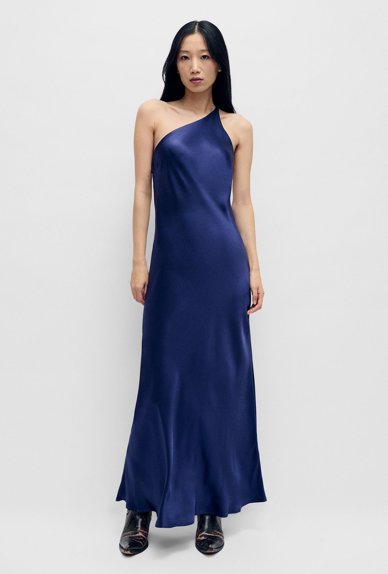 Robe Trapèze Pluie Violette