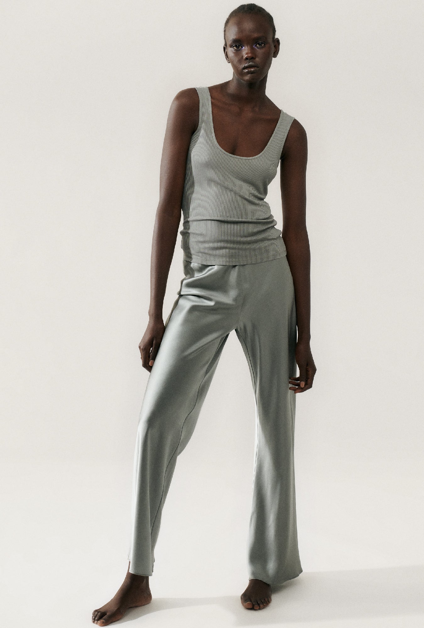 Pantalon coupe en biais Moon