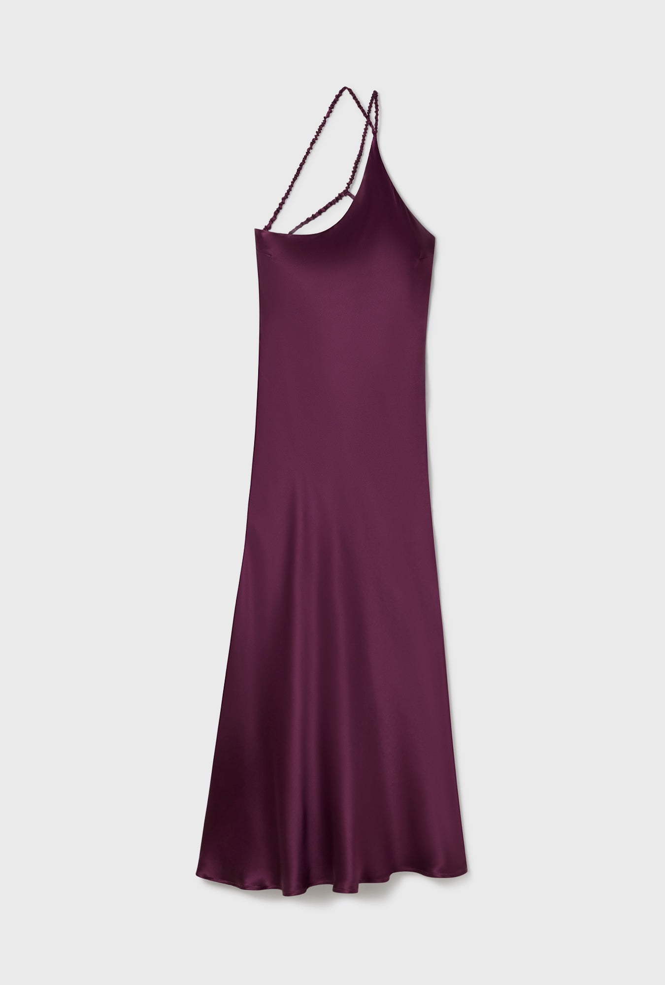 Robe évasée Prune de sang