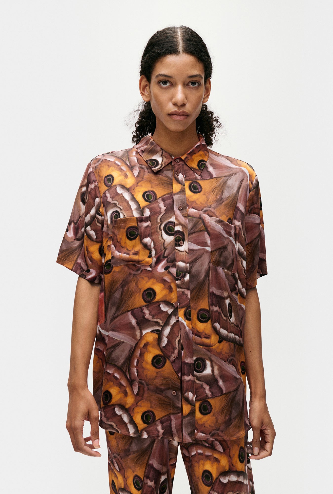 Chemise boyfriend manches courtes Wingspan